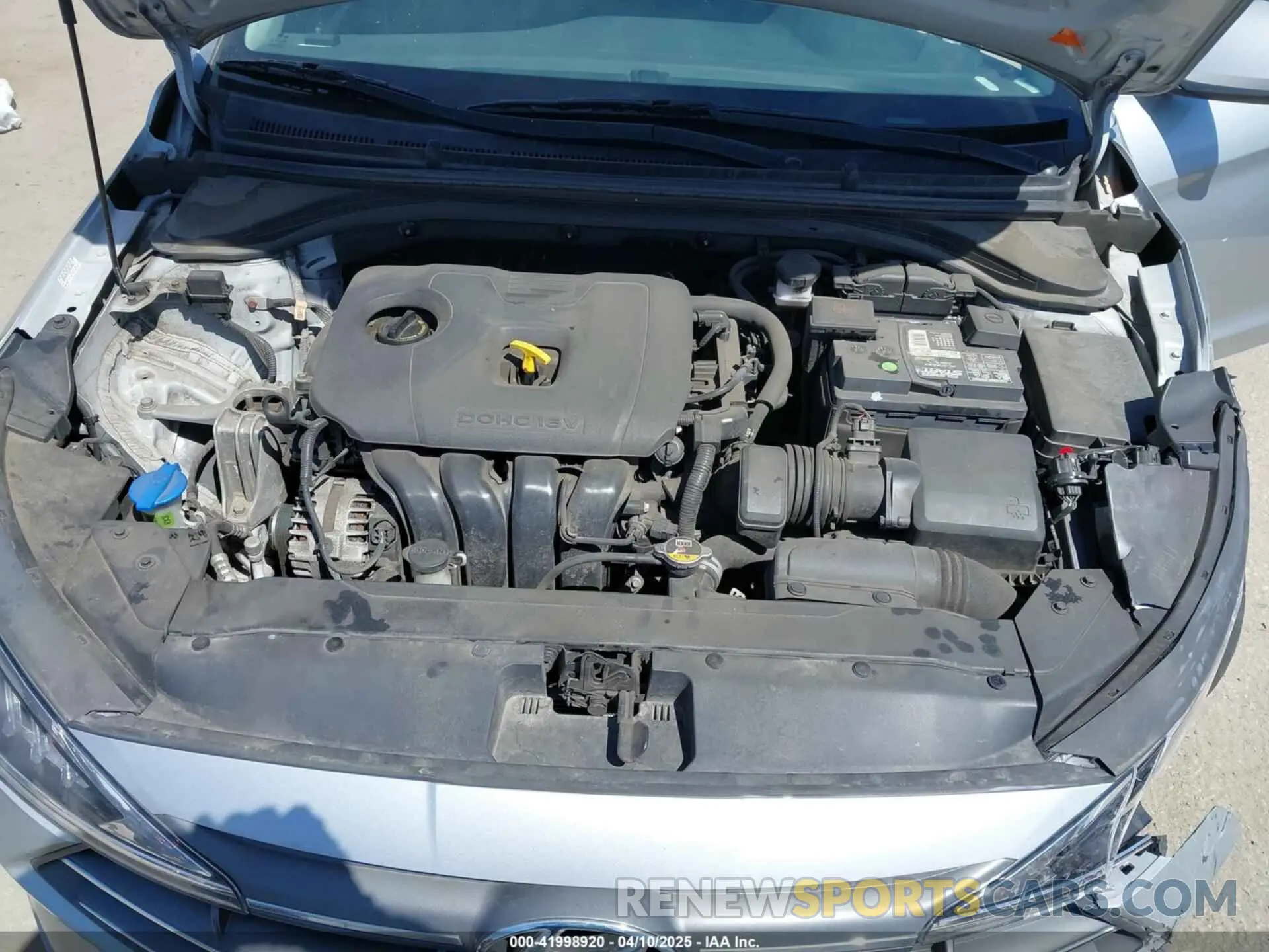 10 Фотография поврежденного автомобиля KMHD74LFXLU929559 HYUNDAI ELANTRA 2020