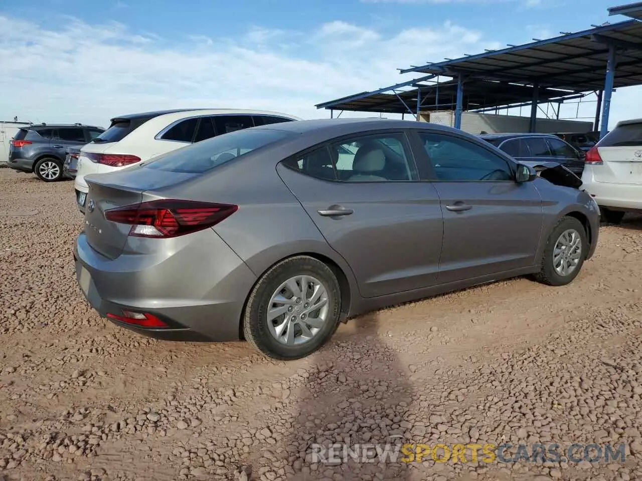 3 Photograph of a damaged car KMHD74LFXLU943980 HYUNDAI ELANTRA 2020