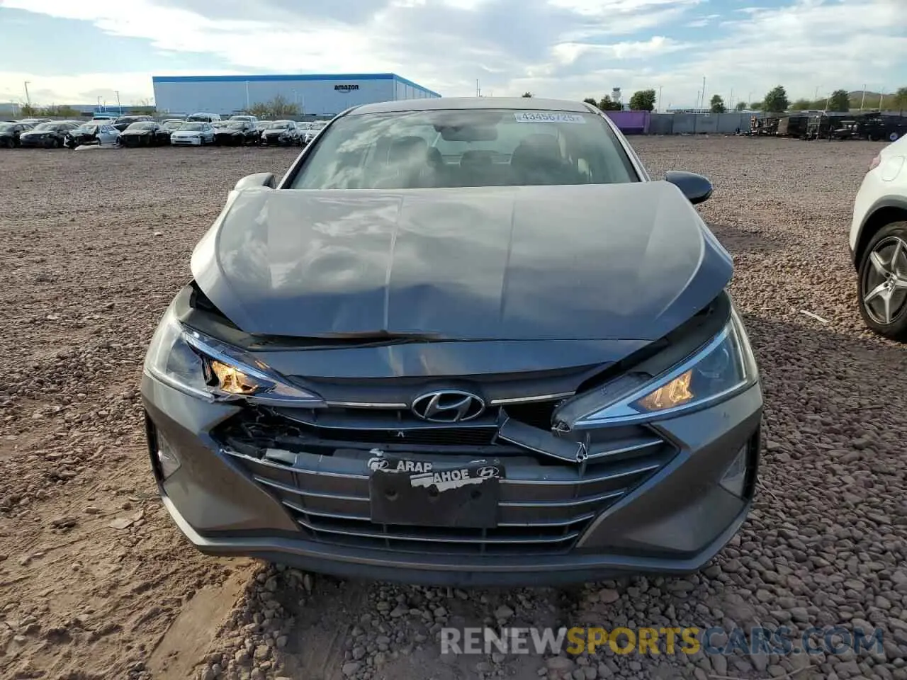 5 Photograph of a damaged car KMHD74LFXLU943980 HYUNDAI ELANTRA 2020