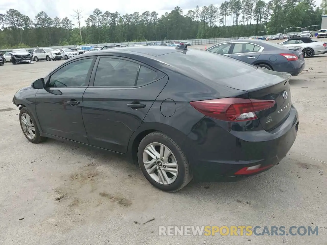 2 Фотография поврежденного автомобиля KMHD84LF0LU013227 HYUNDAI ELANTRA 2020