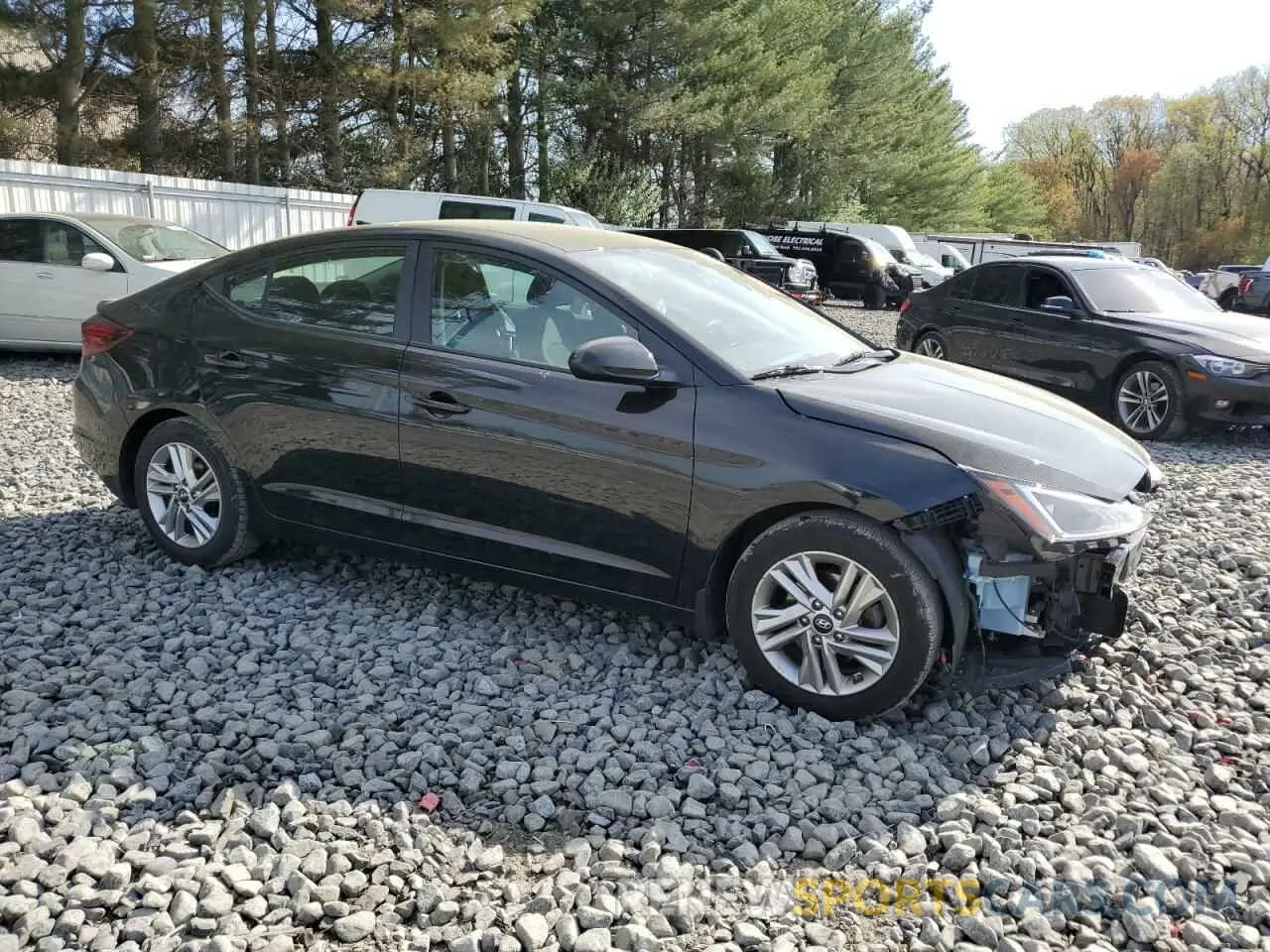 4 Photograph of a damaged car KMHD84LF0LU065053 HYUNDAI ELANTRA 2020