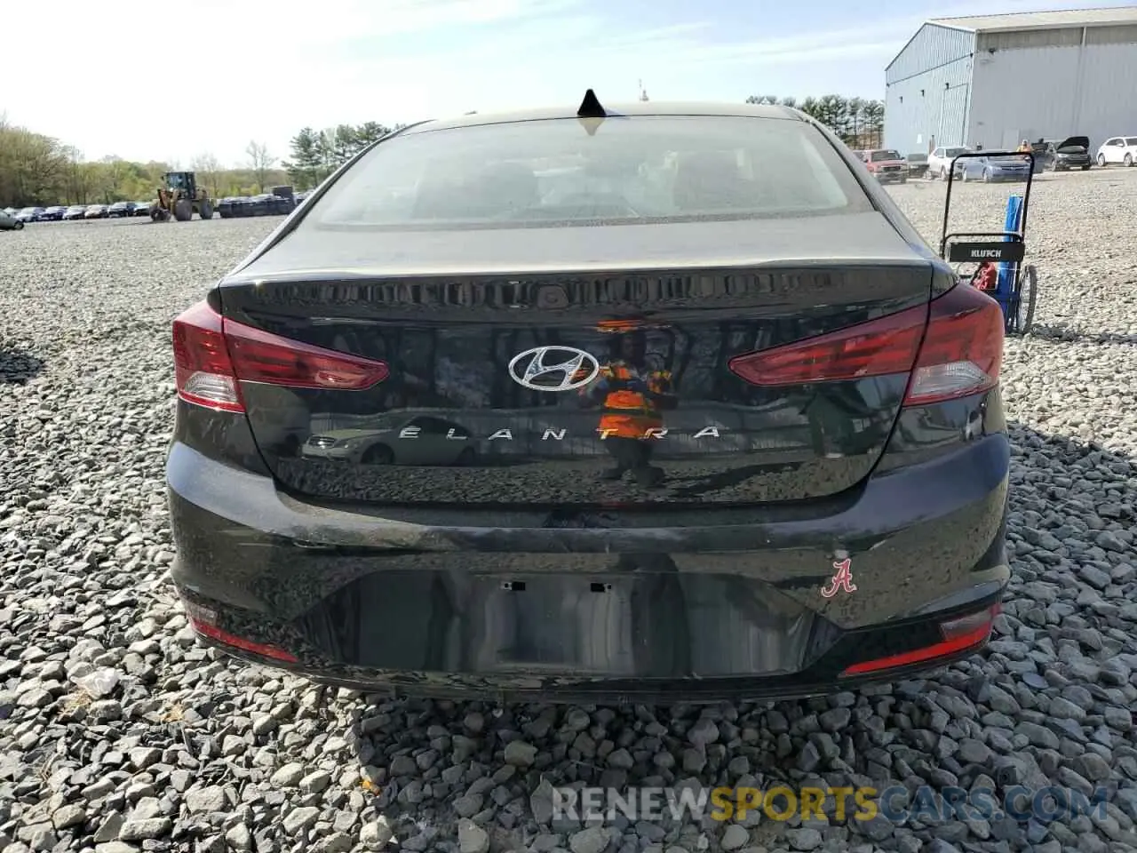 6 Photograph of a damaged car KMHD84LF0LU065053 HYUNDAI ELANTRA 2020
