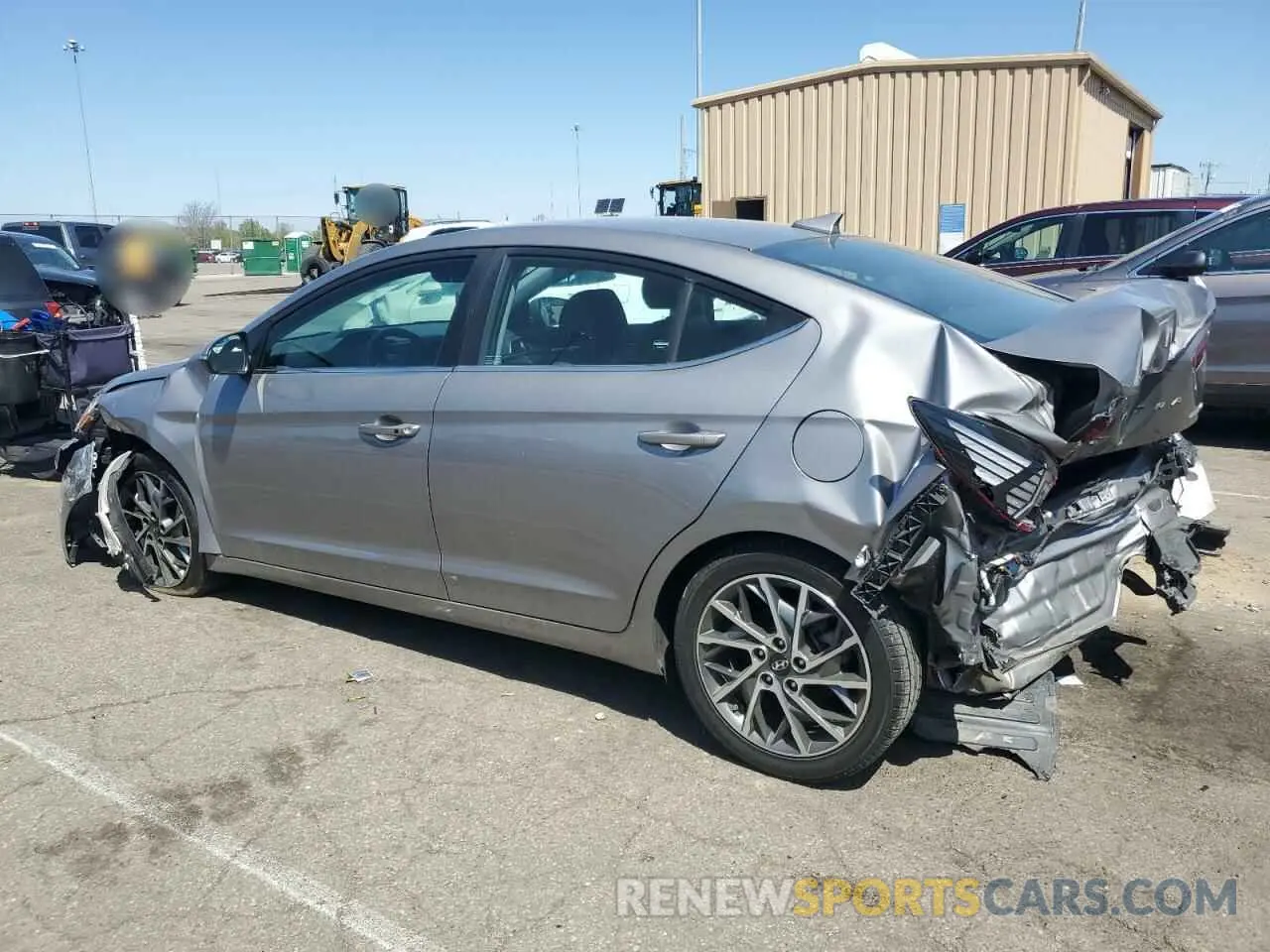 2 Фотография поврежденного автомобиля KMHD84LF0LU099297 HYUNDAI ELANTRA 2020