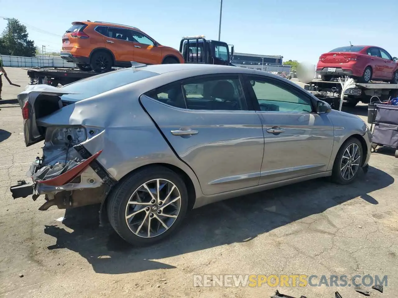3 Фотография поврежденного автомобиля KMHD84LF0LU099297 HYUNDAI ELANTRA 2020