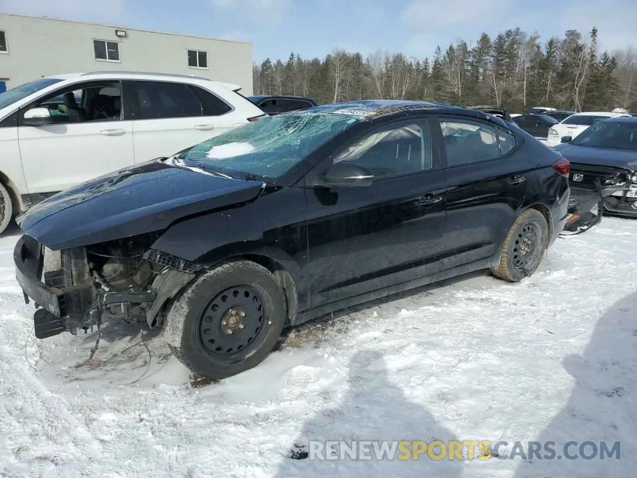1 Photograph of a damaged car KMHD84LF0LU108791 HYUNDAI ELANTRA 2020