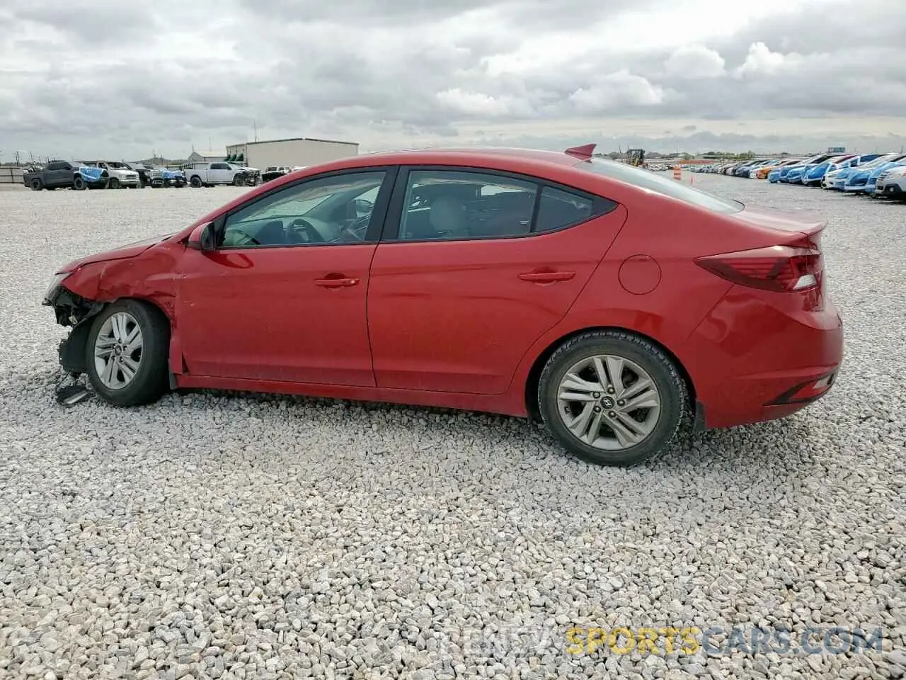 2 Photograph of a damaged car KMHD84LF0LU917904 HYUNDAI ELANTRA 2020