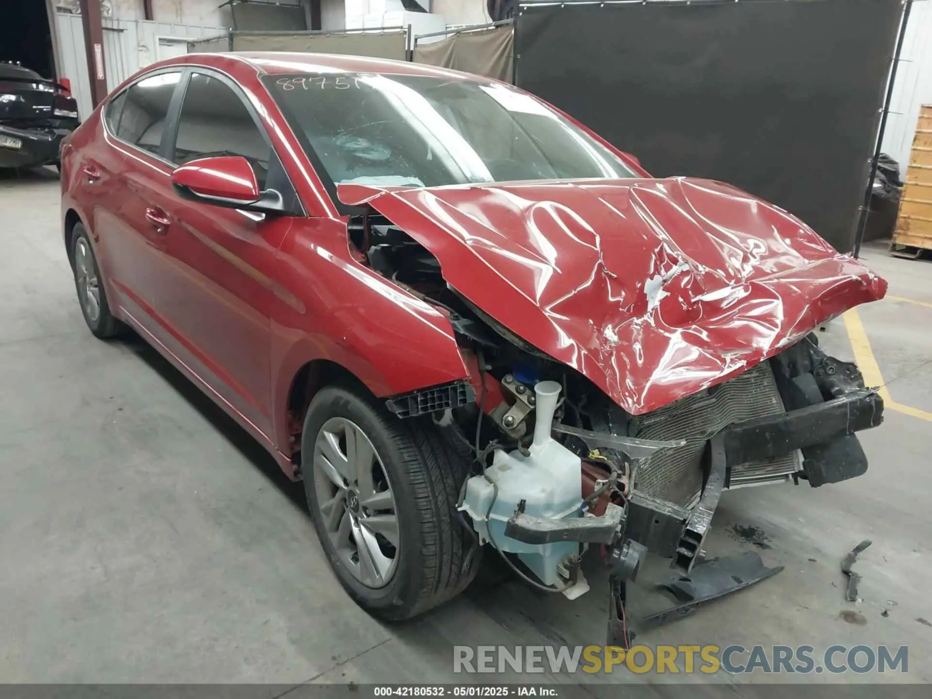 1 Фотография поврежденного автомобиля KMHD84LF1LU897517 HYUNDAI ELANTRA 2020