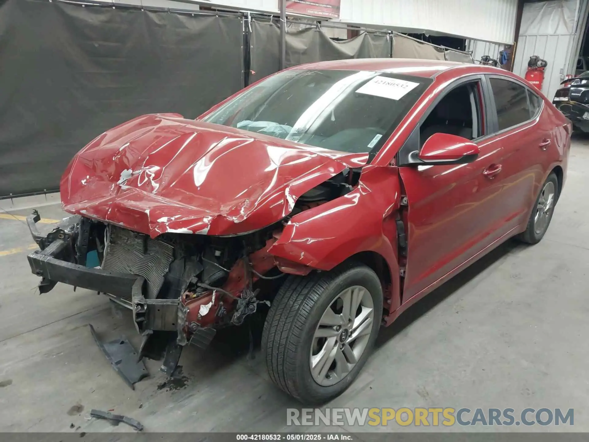 2 Фотография поврежденного автомобиля KMHD84LF1LU897517 HYUNDAI ELANTRA 2020