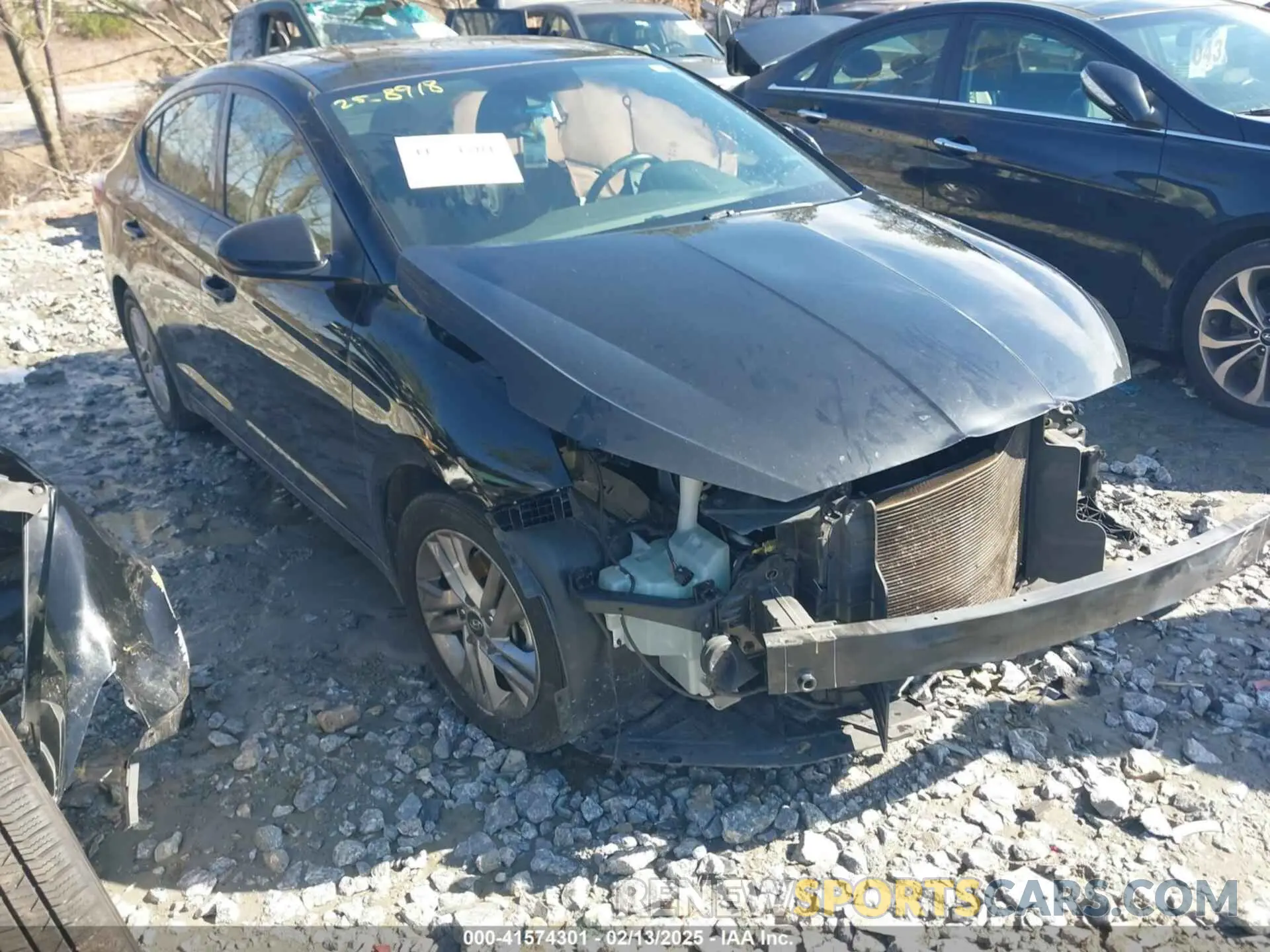1 Photograph of a damaged car KMHD84LF1LU902926 HYUNDAI ELANTRA 2020