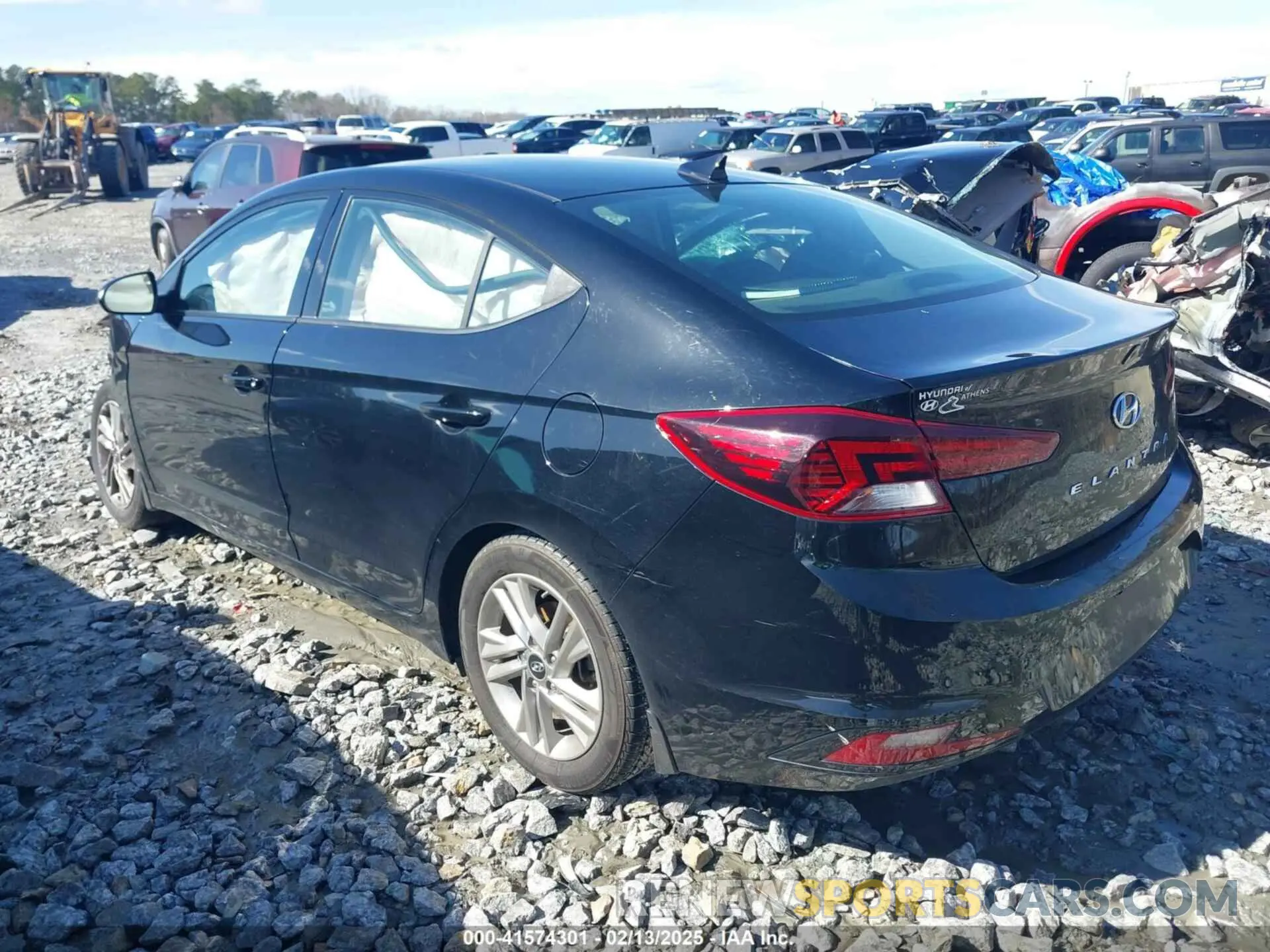 3 Photograph of a damaged car KMHD84LF1LU902926 HYUNDAI ELANTRA 2020