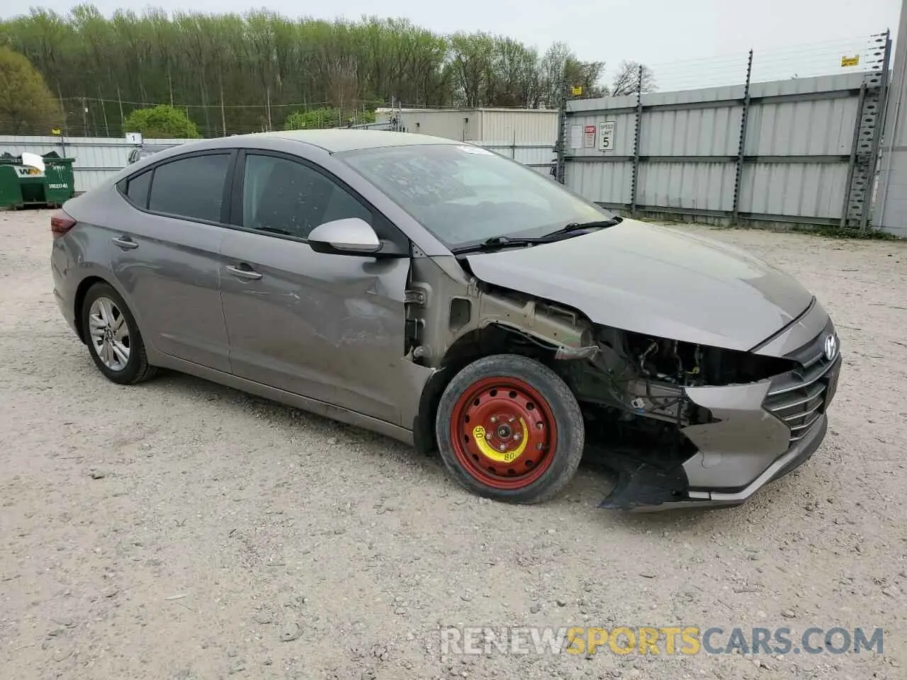 4 Photograph of a damaged car KMHD84LF1LU954721 HYUNDAI ELANTRA 2020