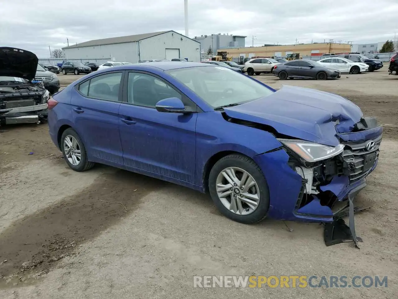4 Photograph of a damaged car KMHD84LF2LU083439 HYUNDAI ELANTRA 2020
