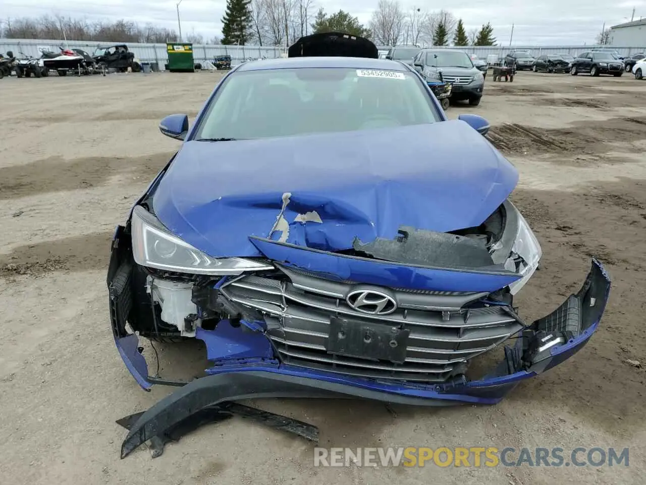 5 Photograph of a damaged car KMHD84LF2LU083439 HYUNDAI ELANTRA 2020