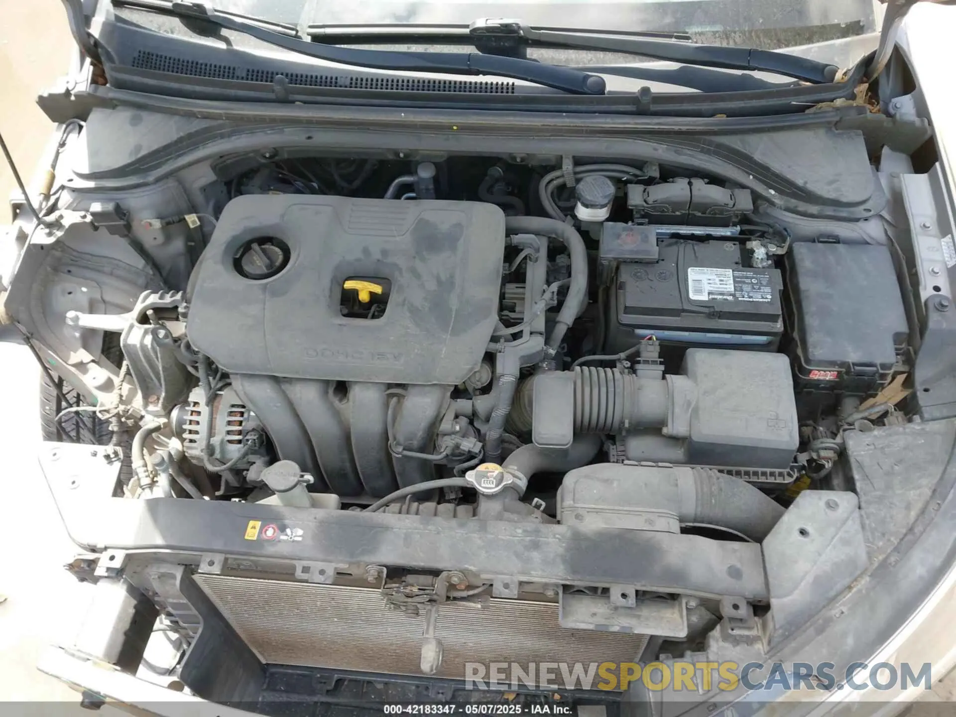 10 Фотография поврежденного автомобиля KMHD84LF2LU091797 HYUNDAI ELANTRA 2020