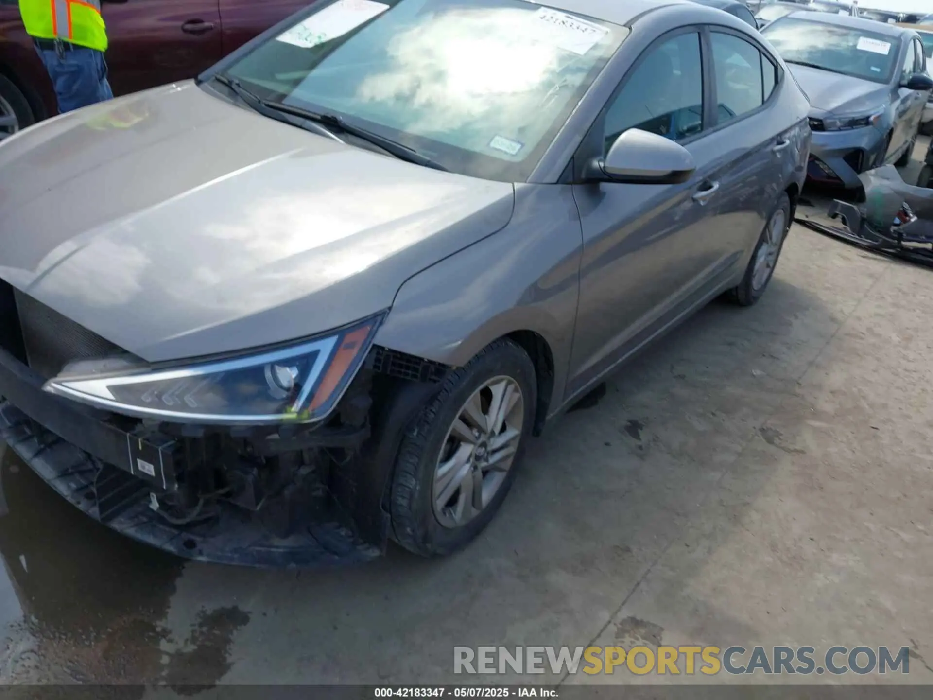2 Фотография поврежденного автомобиля KMHD84LF2LU091797 HYUNDAI ELANTRA 2020