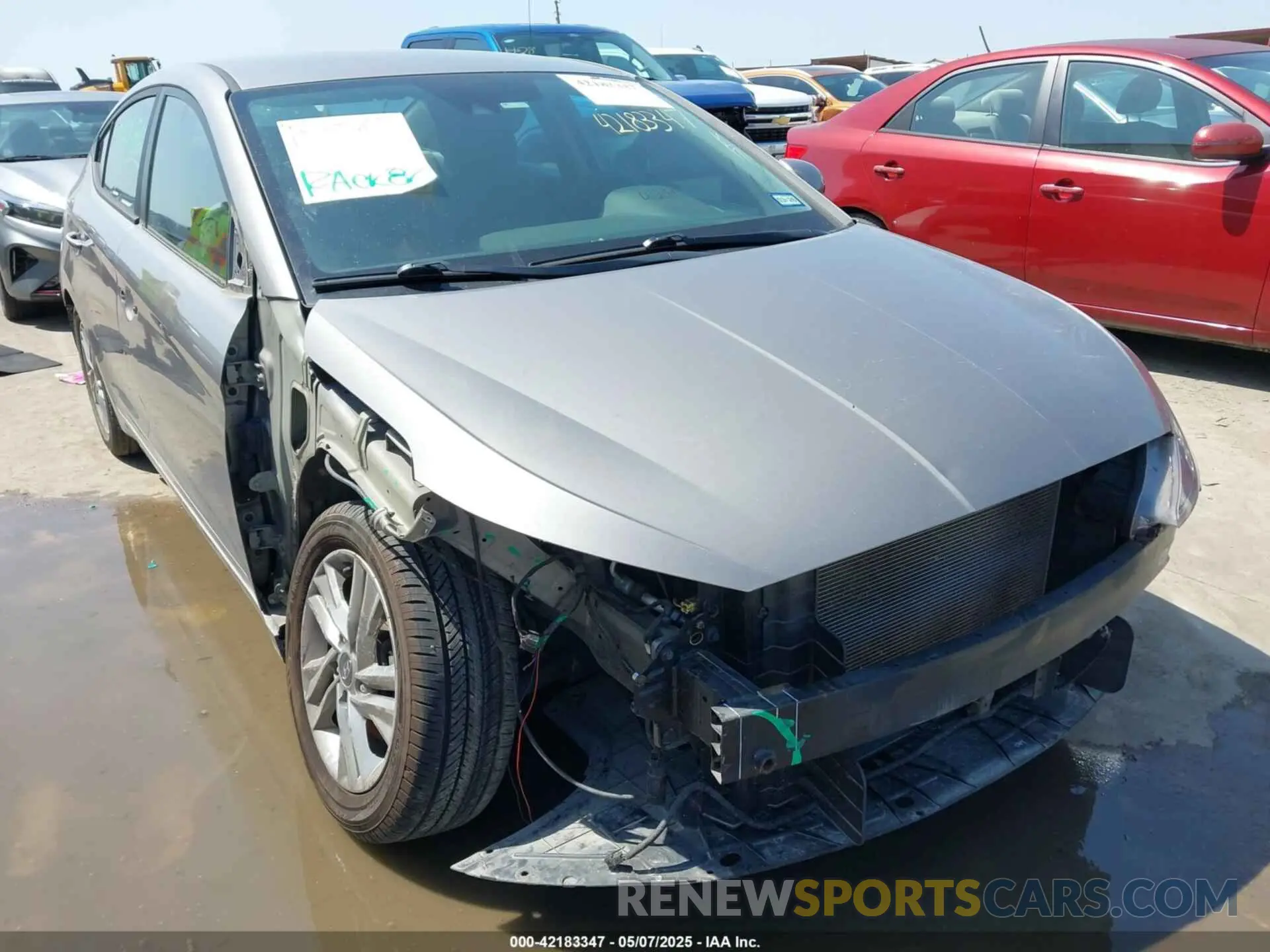 6 Фотография поврежденного автомобиля KMHD84LF2LU091797 HYUNDAI ELANTRA 2020