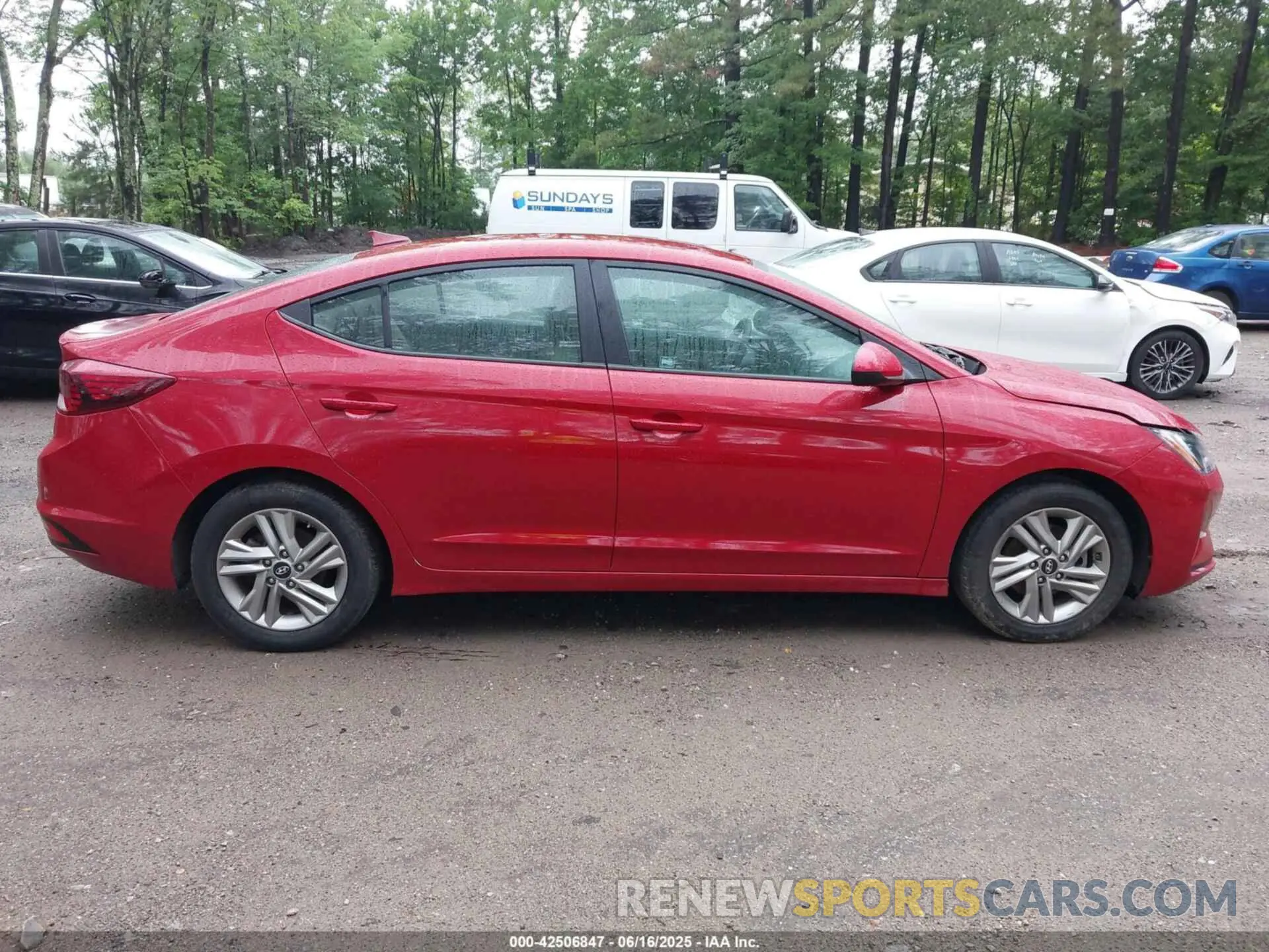 13 Фотография поврежденного автомобиля KMHD84LF2LU106993 HYUNDAI ELANTRA 2020