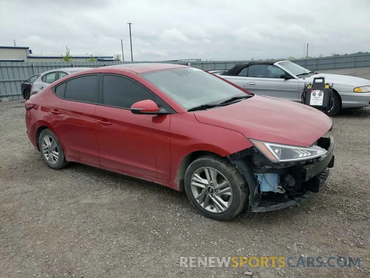 4 Photograph of a damaged car KMHD84LF2LU110588 HYUNDAI ELANTRA 2020