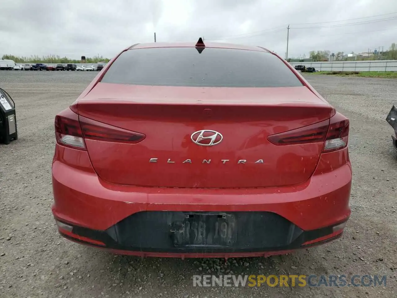 6 Photograph of a damaged car KMHD84LF2LU110588 HYUNDAI ELANTRA 2020