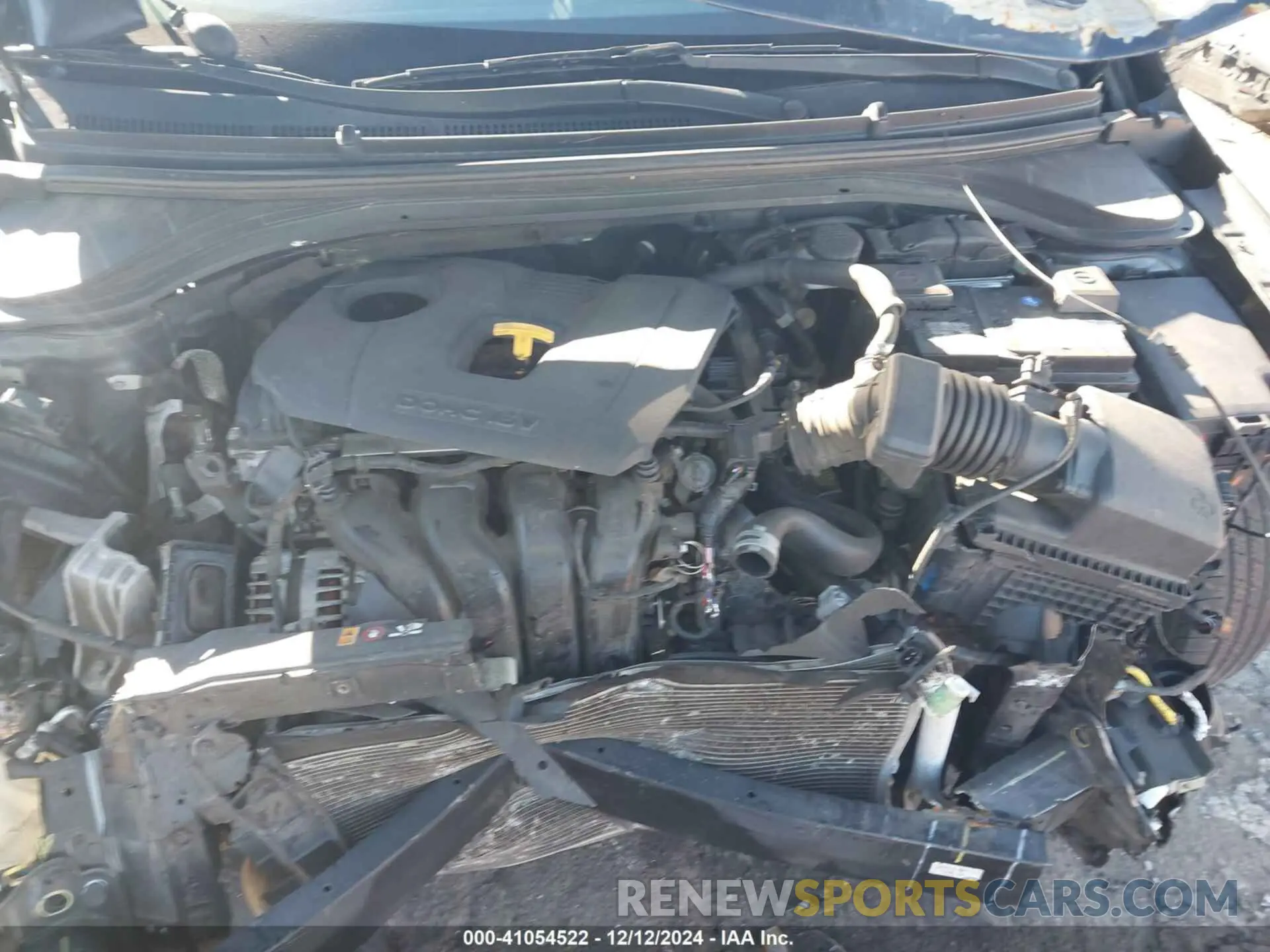 10 Photograph of a damaged car KMHD84LF2LU899938 HYUNDAI ELANTRA 2020
