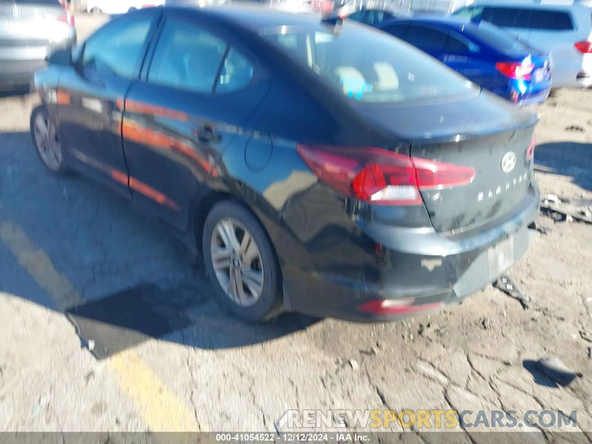 3 Photograph of a damaged car KMHD84LF2LU899938 HYUNDAI ELANTRA 2020