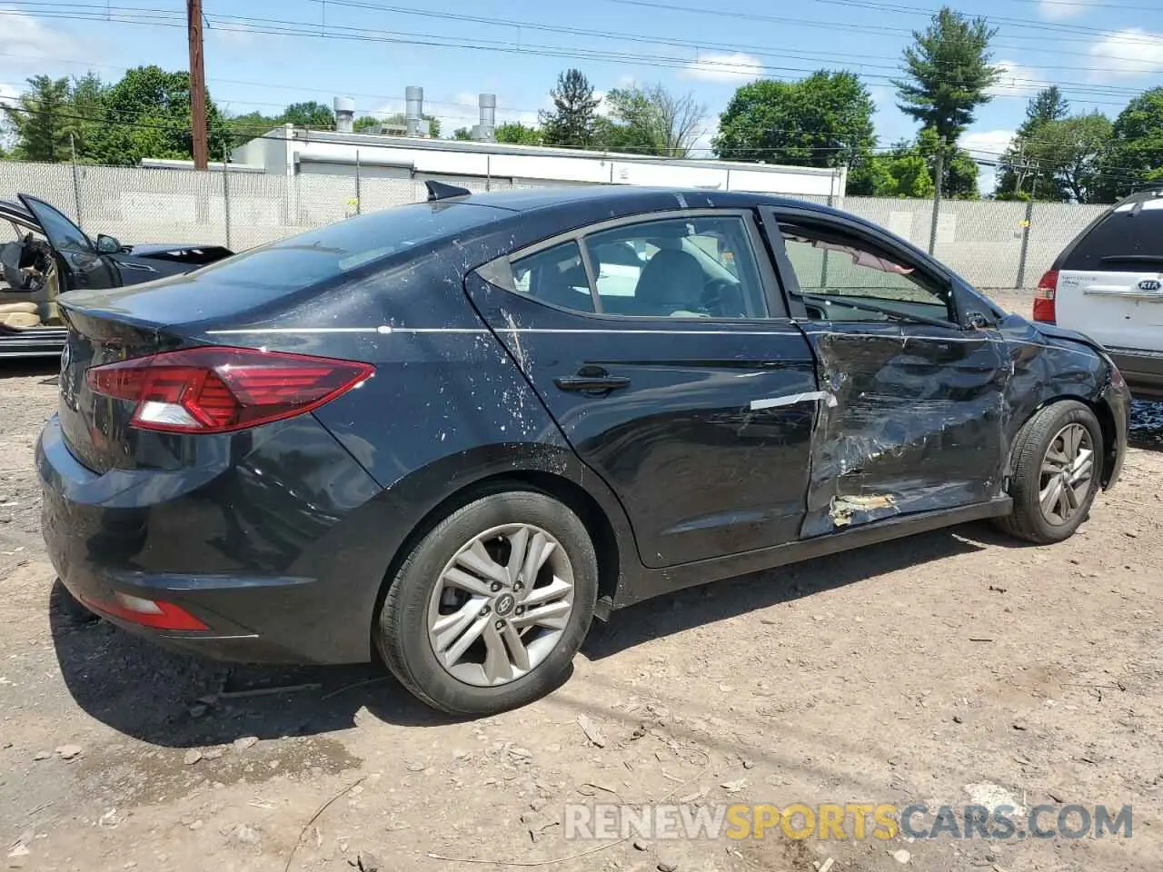 3 Photograph of a damaged car KMHD84LF3LU016395 HYUNDAI ELANTRA 2020