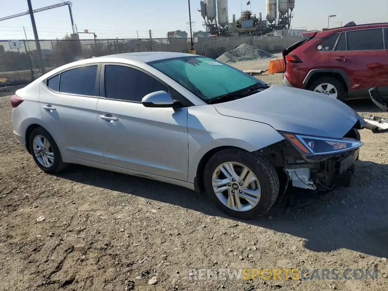 4 Photograph of a damaged car KMHD84LF3LU076502 HYUNDAI ELANTRA 2020