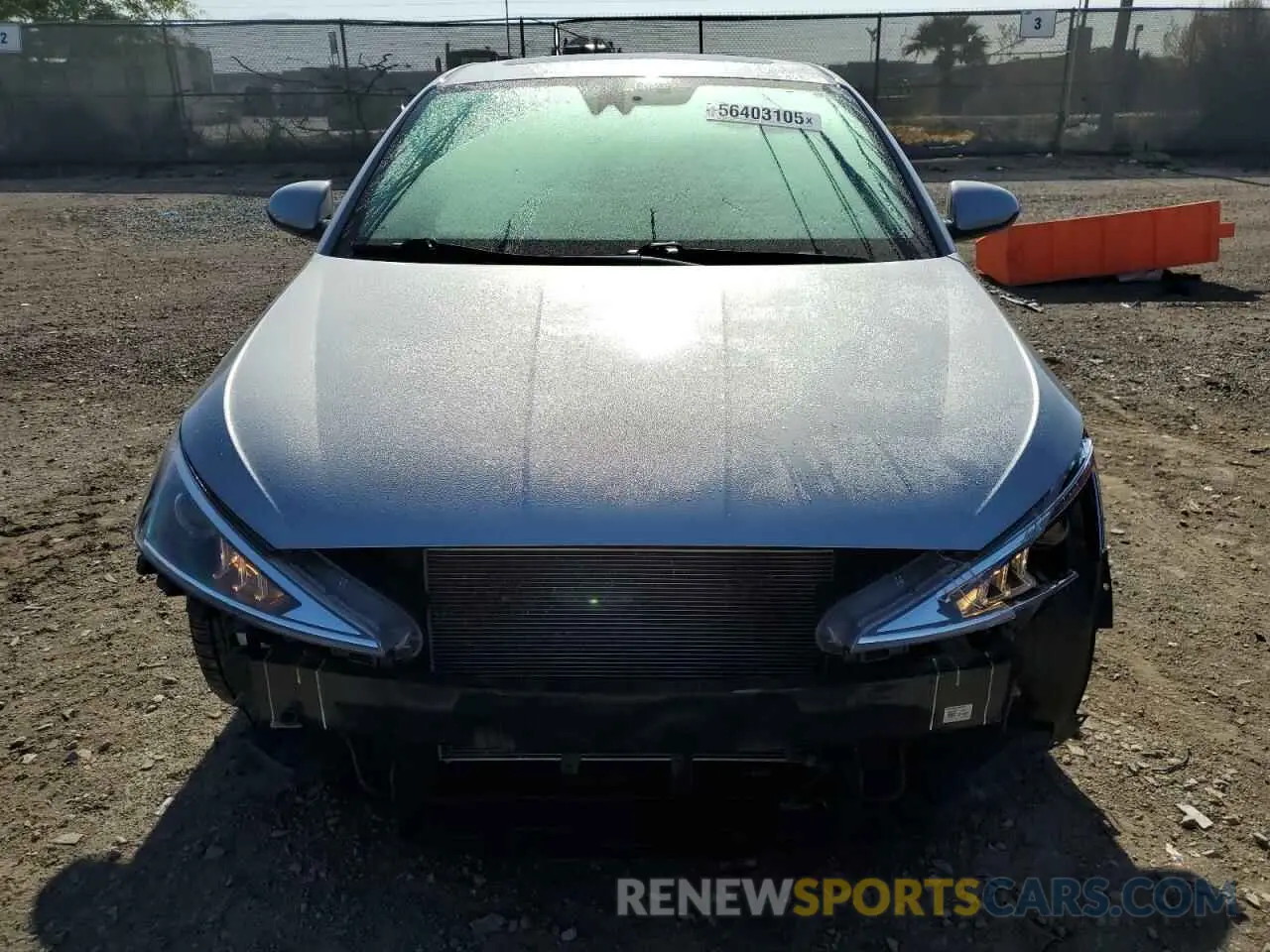 5 Photograph of a damaged car KMHD84LF3LU076502 HYUNDAI ELANTRA 2020