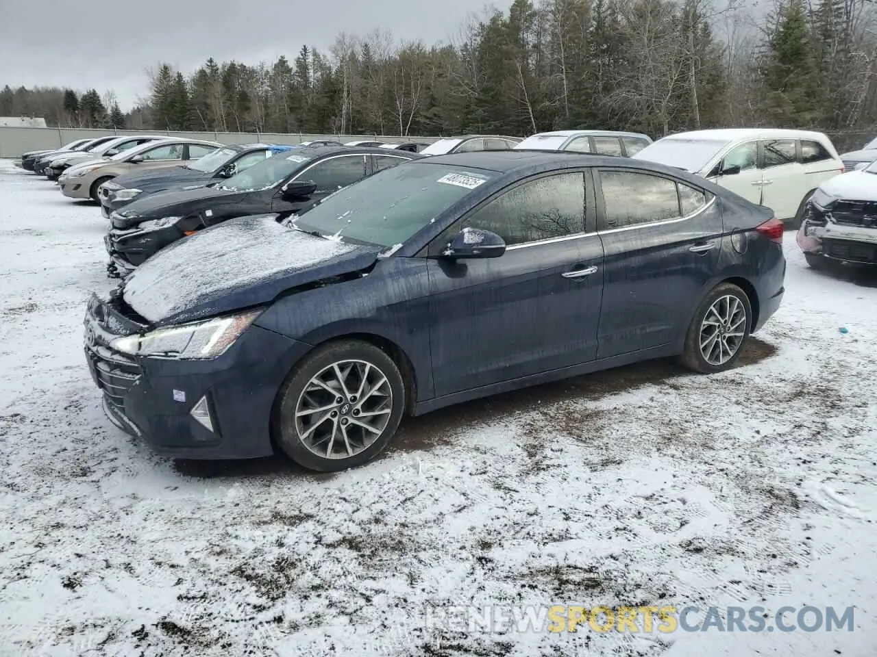 1 Photograph of a damaged car KMHD84LF3LU085362 HYUNDAI ELANTRA 2020