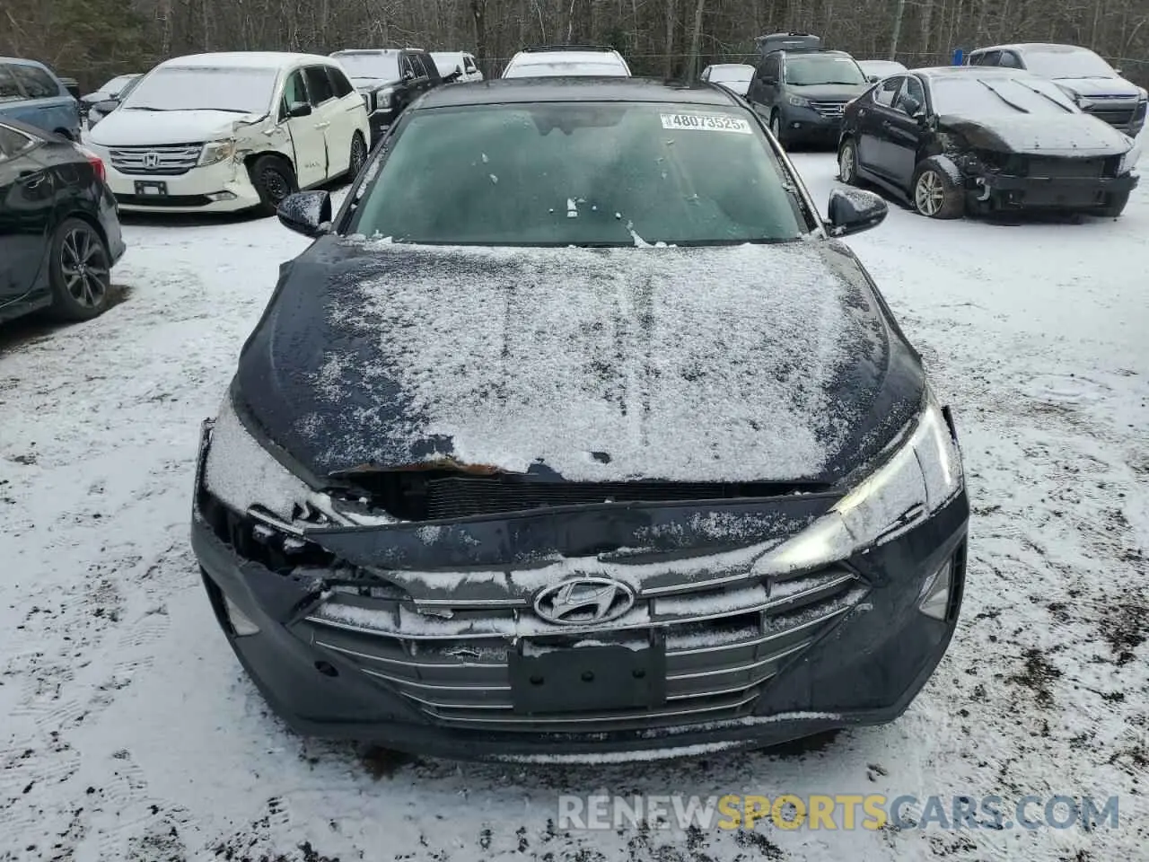 5 Photograph of a damaged car KMHD84LF3LU085362 HYUNDAI ELANTRA 2020