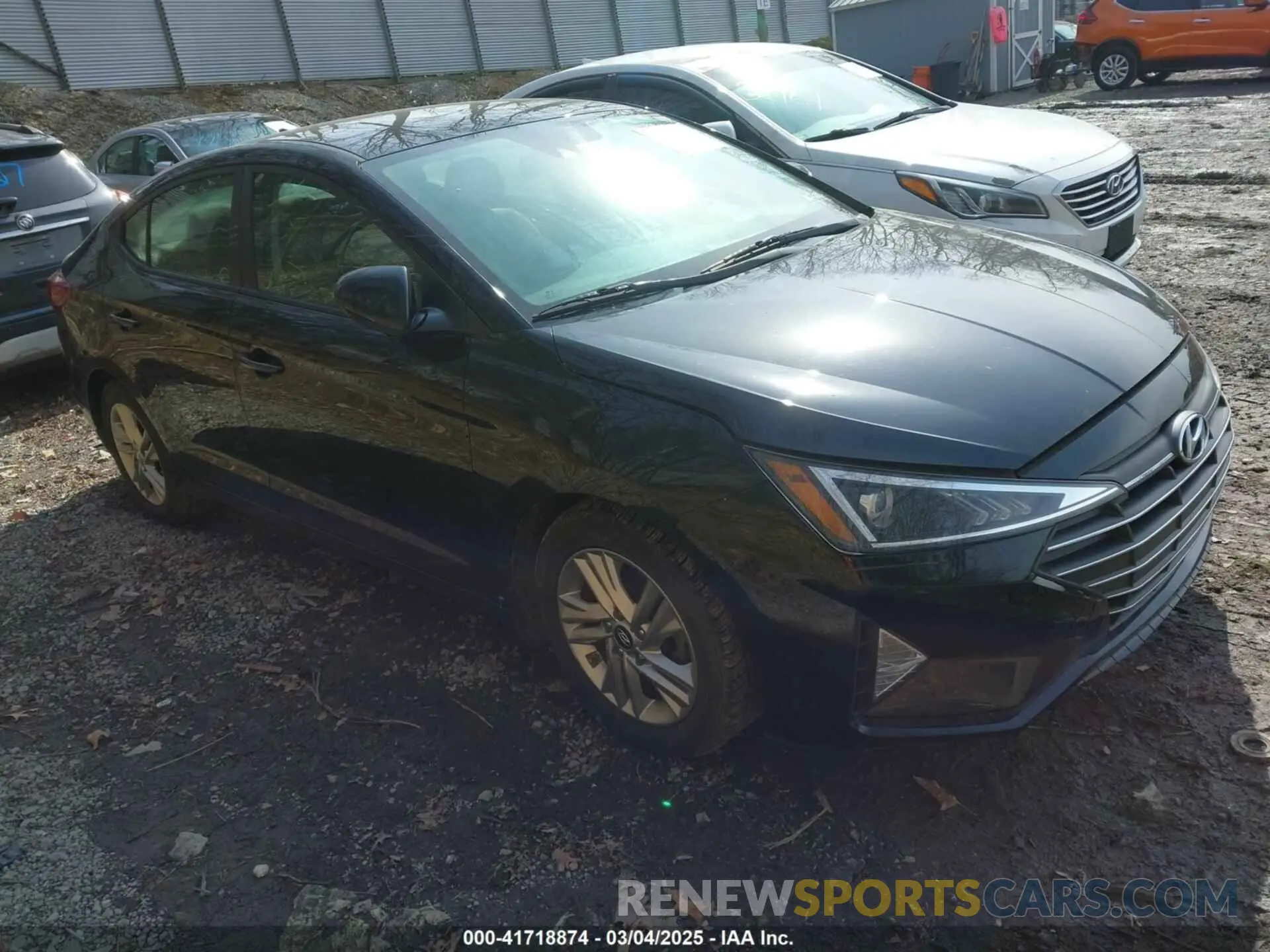1 Photograph of a damaged car KMHD84LF3LU092442 HYUNDAI ELANTRA 2020