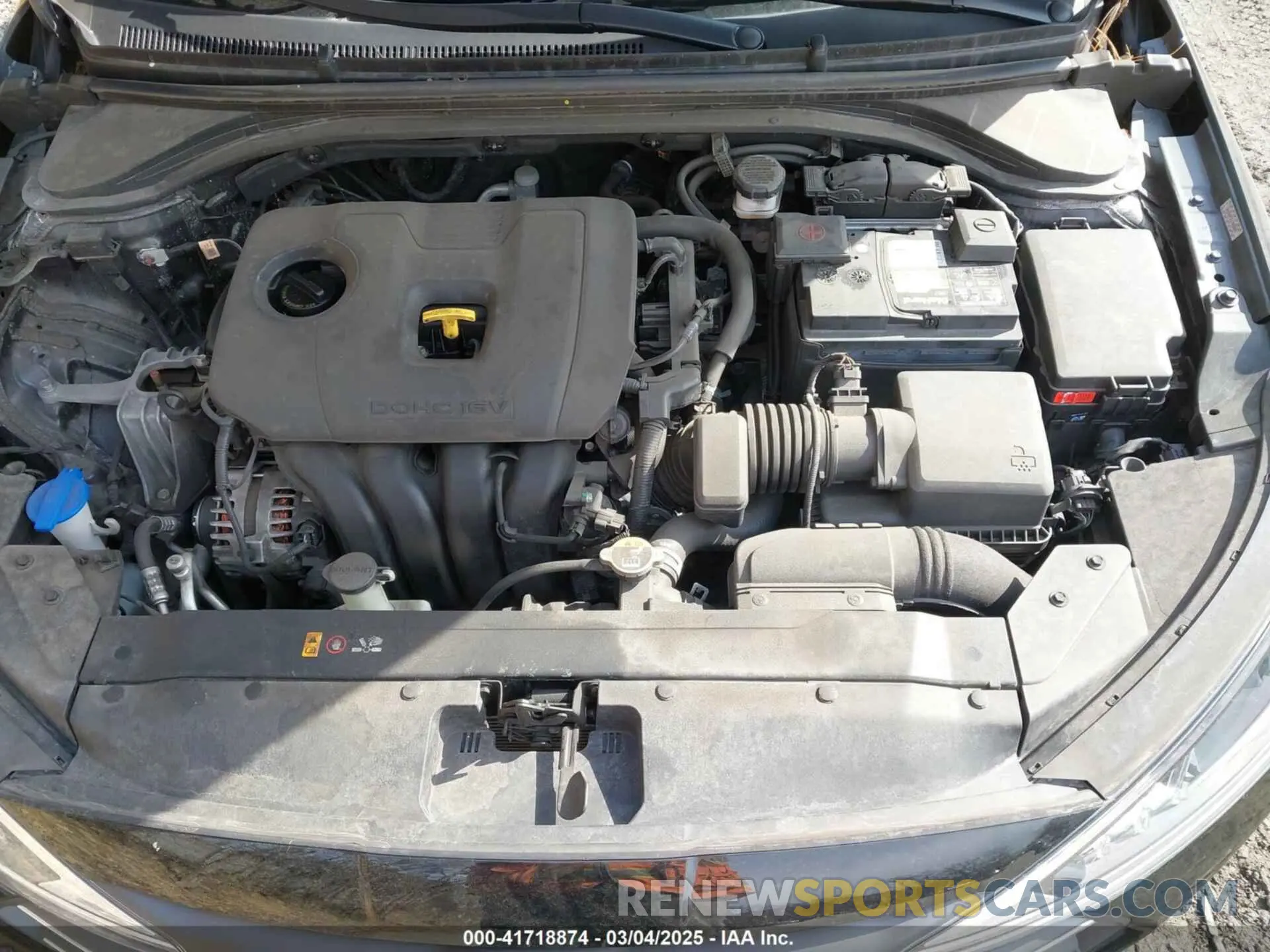 10 Photograph of a damaged car KMHD84LF3LU092442 HYUNDAI ELANTRA 2020