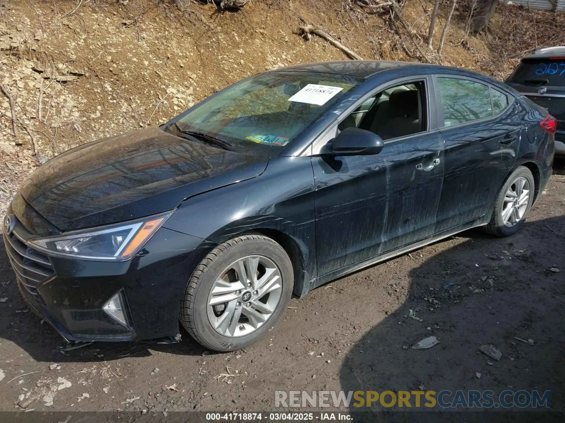 2 Photograph of a damaged car KMHD84LF3LU092442 HYUNDAI ELANTRA 2020