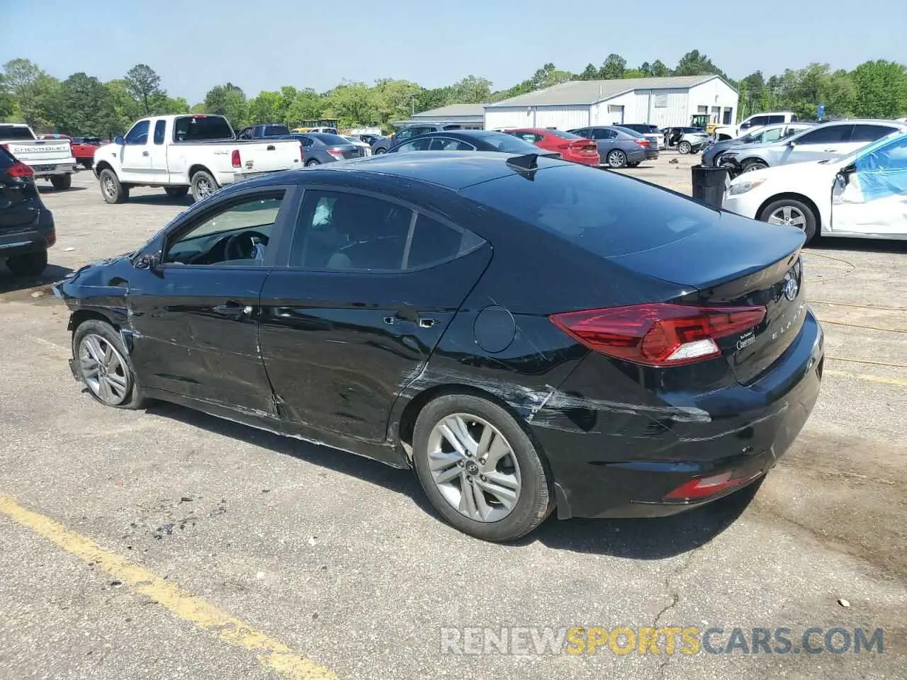 2 Photograph of a damaged car KMHD84LF4LU026157 HYUNDAI ELANTRA 2020
