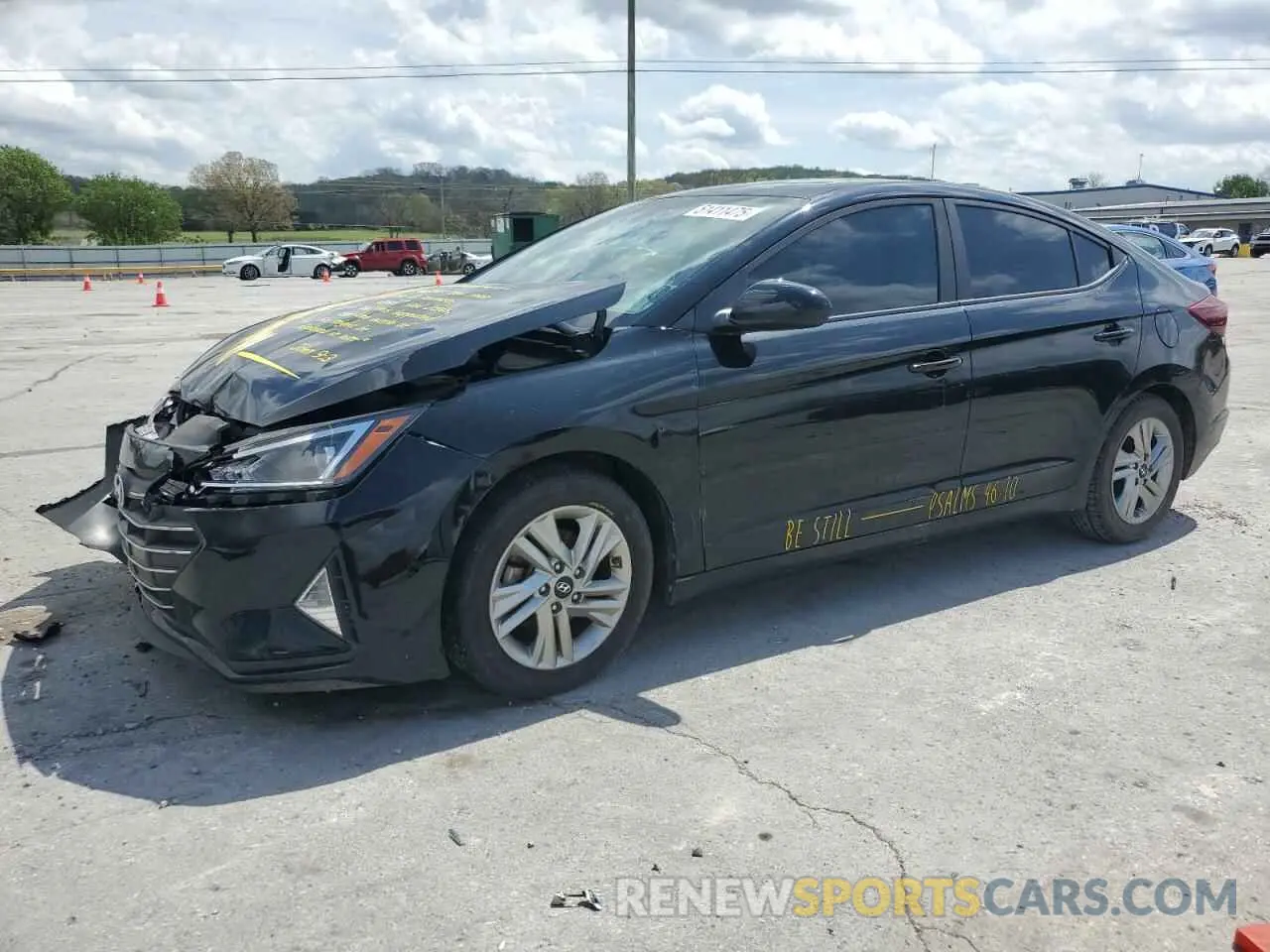 1 Photograph of a damaged car KMHD84LF4LU057540 HYUNDAI ELANTRA 2020