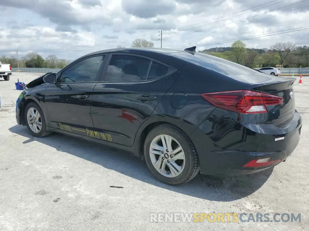 2 Photograph of a damaged car KMHD84LF4LU057540 HYUNDAI ELANTRA 2020