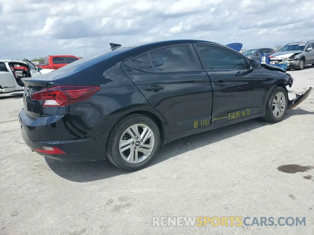 3 Photograph of a damaged car KMHD84LF4LU057540 HYUNDAI ELANTRA 2020