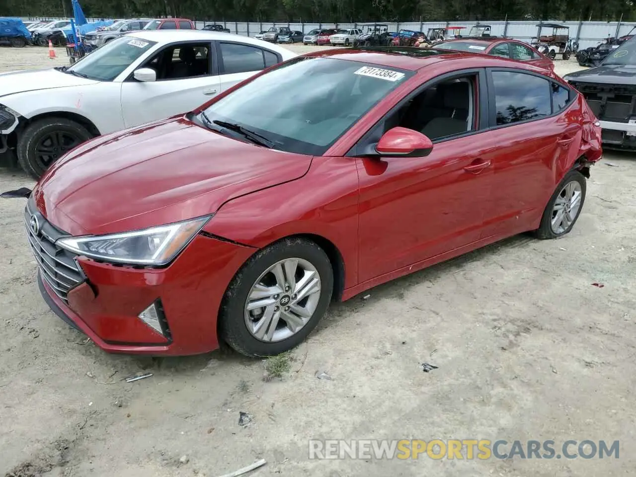 1 Фотография поврежденного автомобиля KMHD84LF4LU941400 HYUNDAI ELANTRA 2020