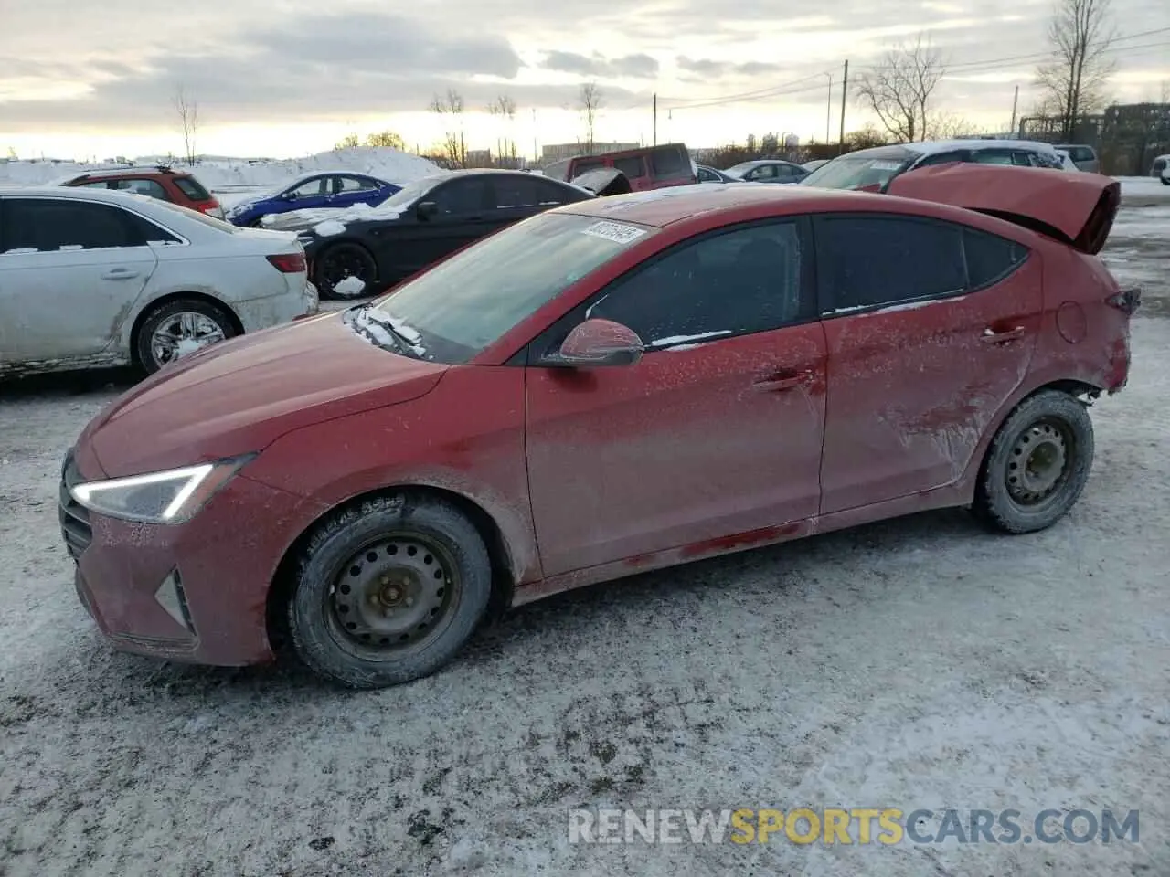 1 Photograph of a damaged car KMHD84LF4LU944281 HYUNDAI ELANTRA 2020