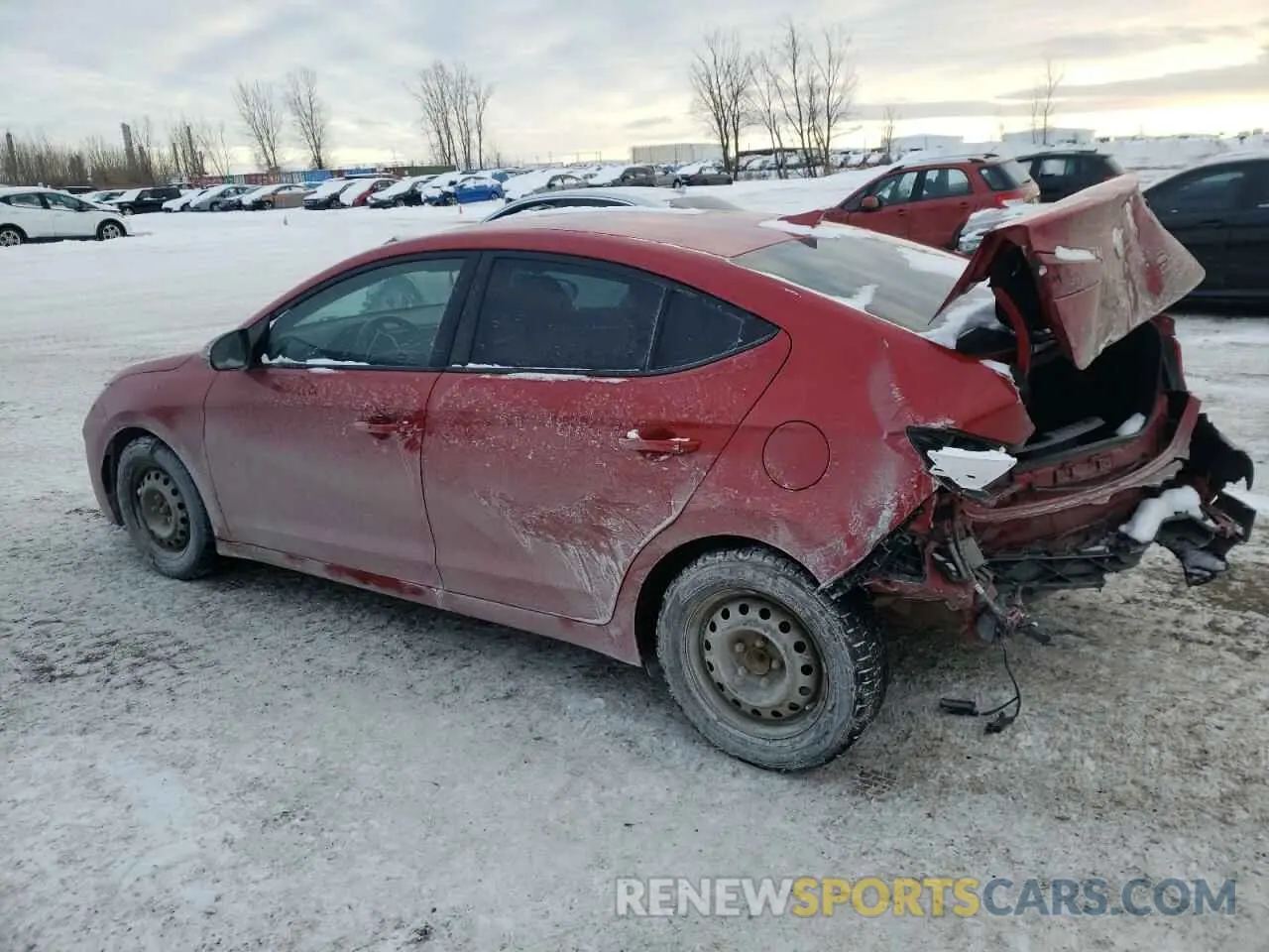 2 Photograph of a damaged car KMHD84LF4LU944281 HYUNDAI ELANTRA 2020