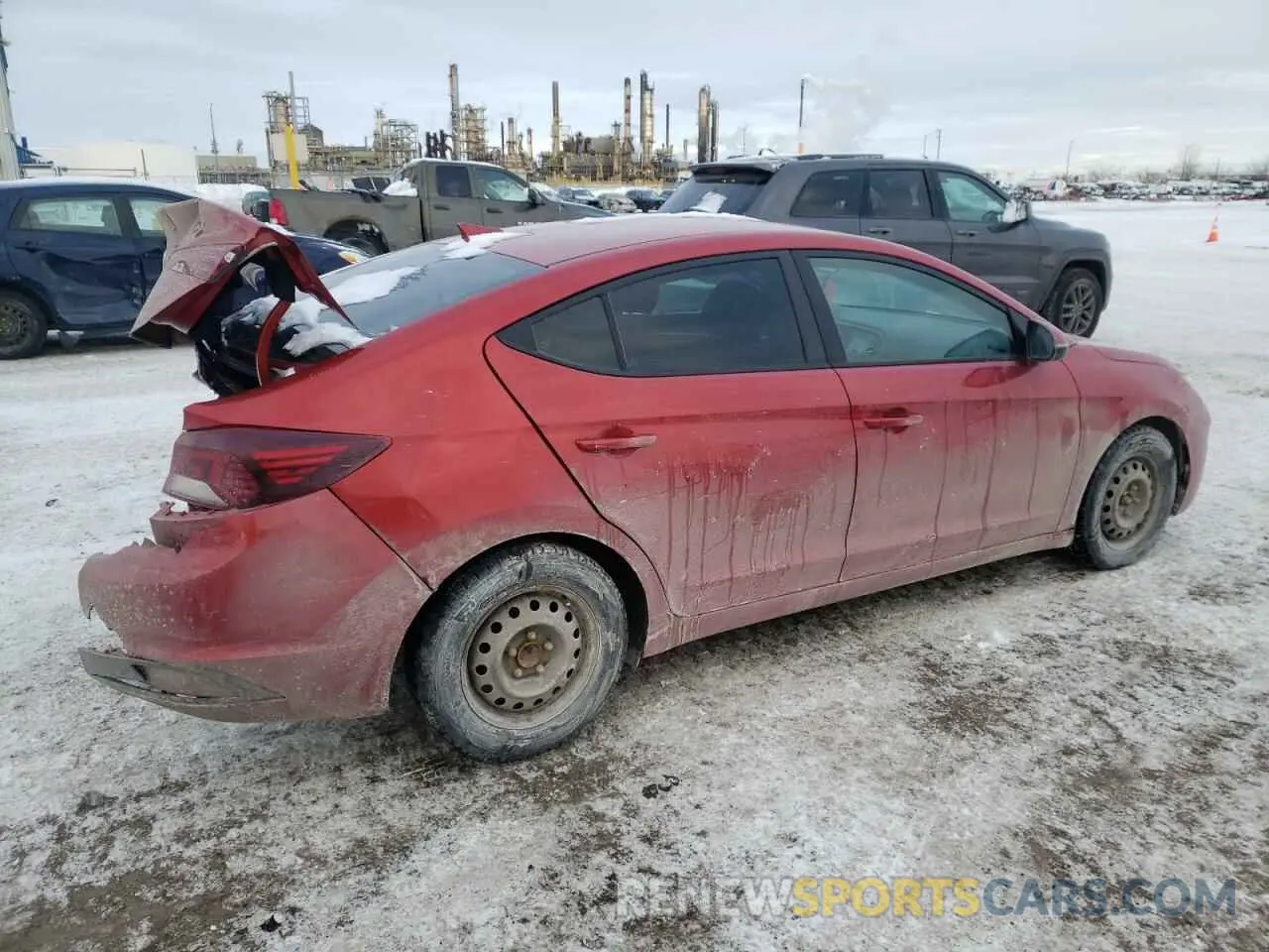 3 Photograph of a damaged car KMHD84LF4LU944281 HYUNDAI ELANTRA 2020