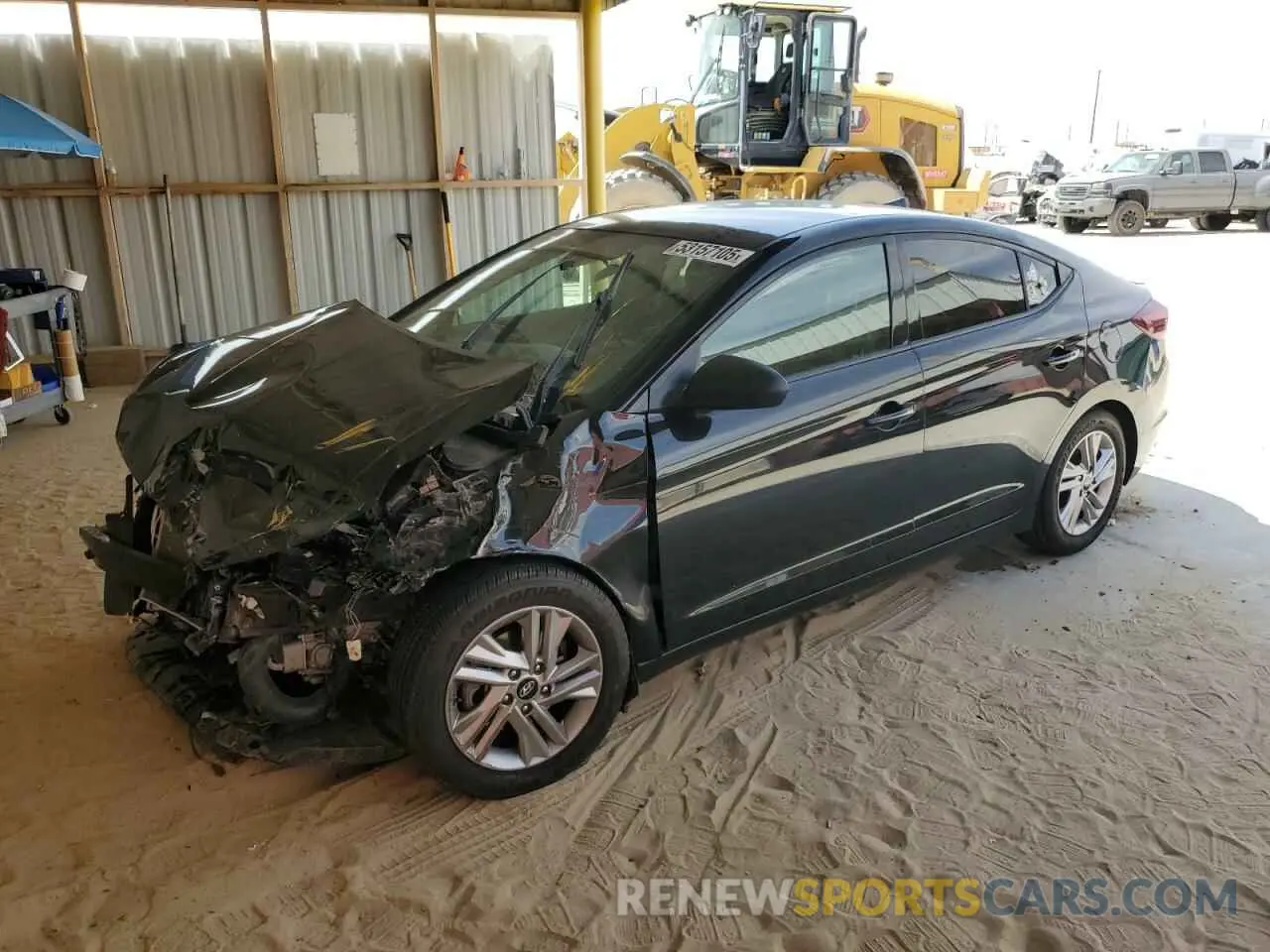 1 Photograph of a damaged car KMHD84LF4LU956110 HYUNDAI ELANTRA 2020