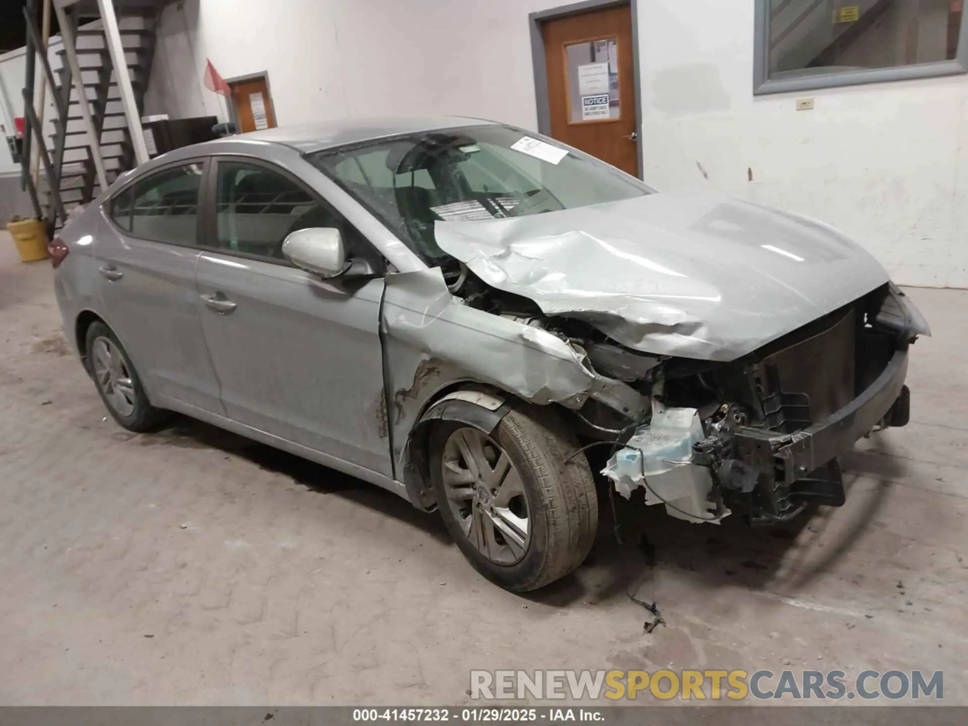 1 Photograph of a damaged car KMHD84LF4LU989138 HYUNDAI ELANTRA 2020