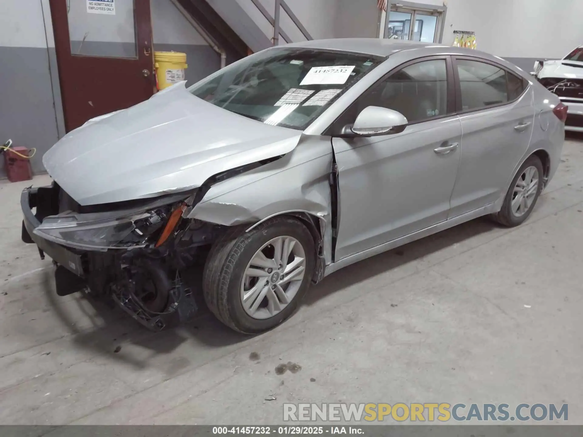 2 Photograph of a damaged car KMHD84LF4LU989138 HYUNDAI ELANTRA 2020