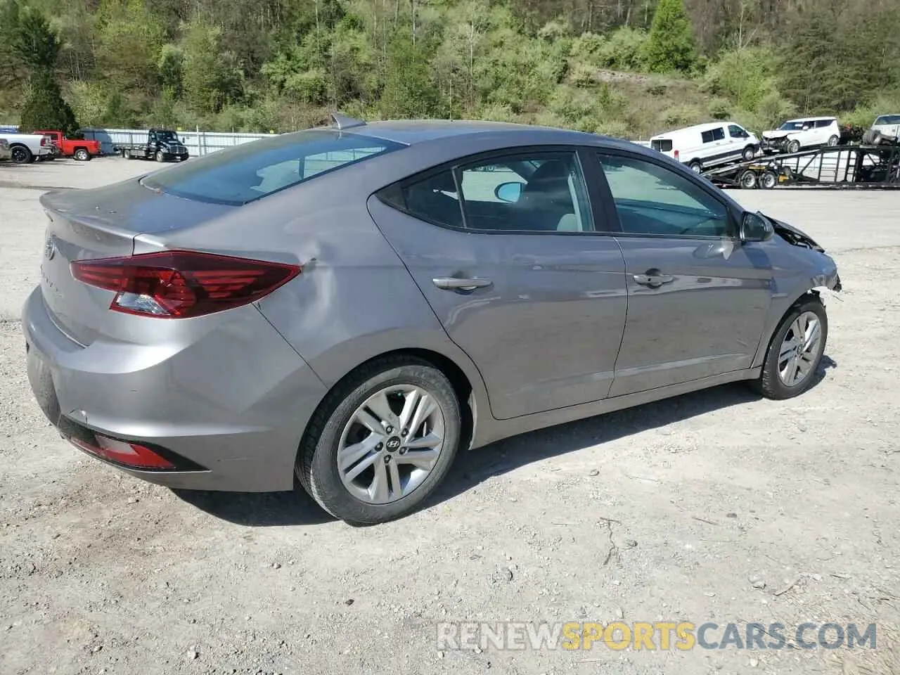 3 Photograph of a damaged car KMHD84LF5LU001011 HYUNDAI ELANTRA 2020
