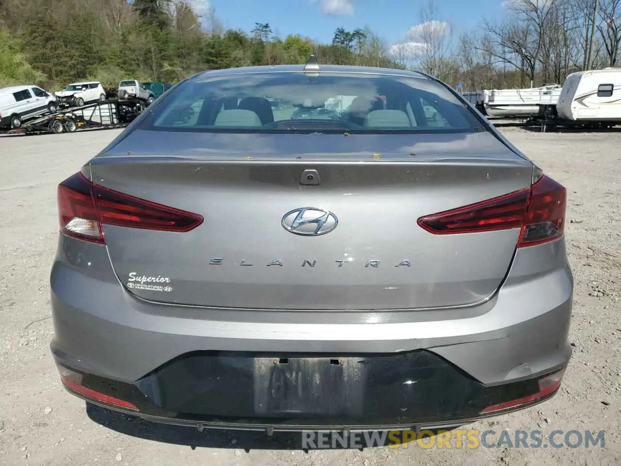 6 Photograph of a damaged car KMHD84LF5LU001011 HYUNDAI ELANTRA 2020