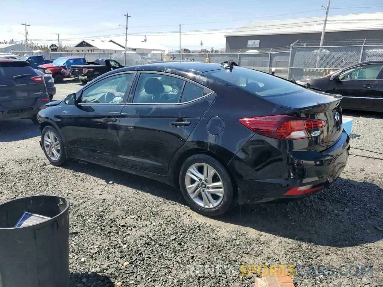 2 Photograph of a damaged car KMHD84LF5LU019606 HYUNDAI ELANTRA 2020
