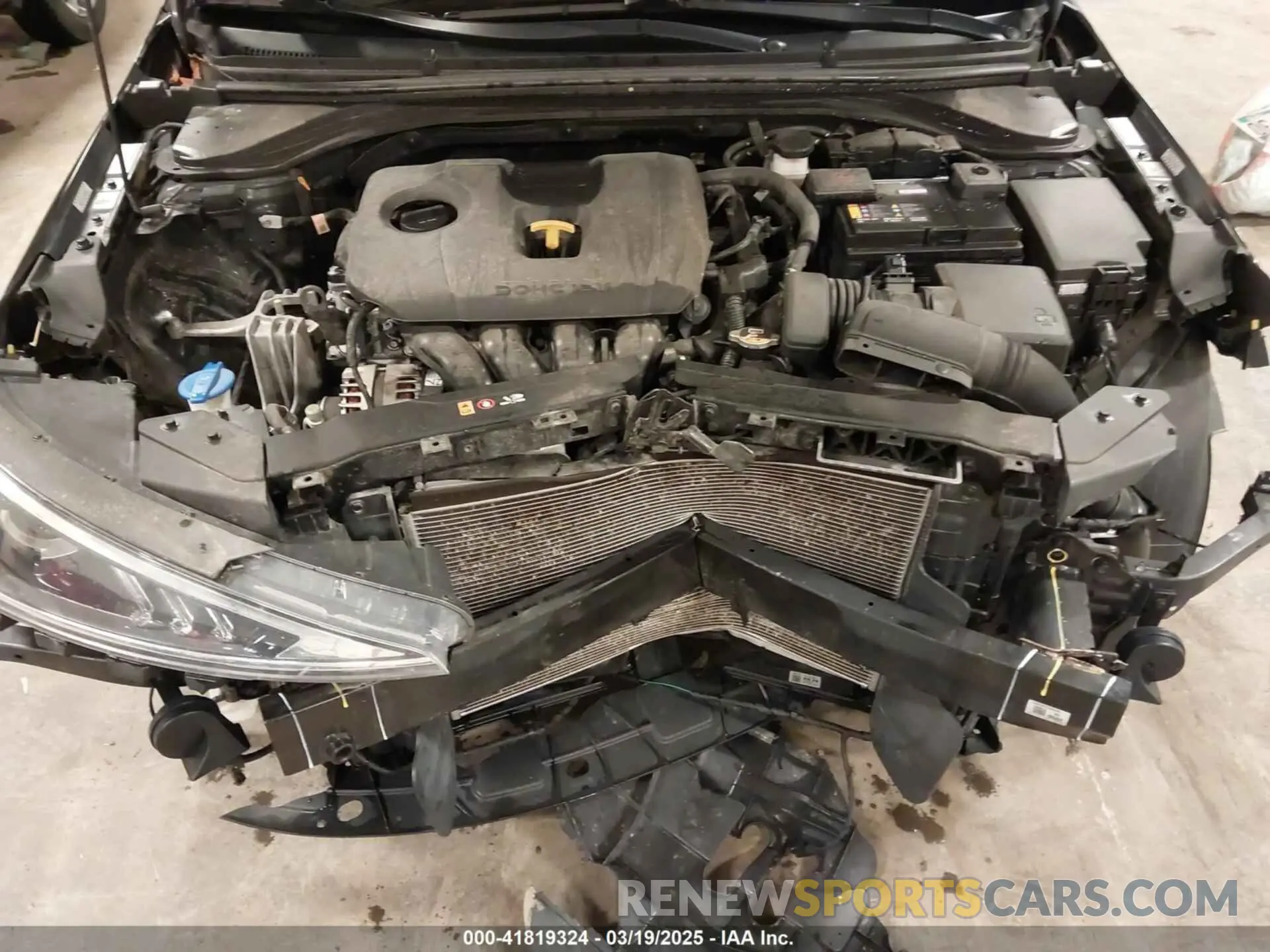 10 Фотография поврежденного автомобиля KMHD84LF5LU026751 HYUNDAI ELANTRA 2020
