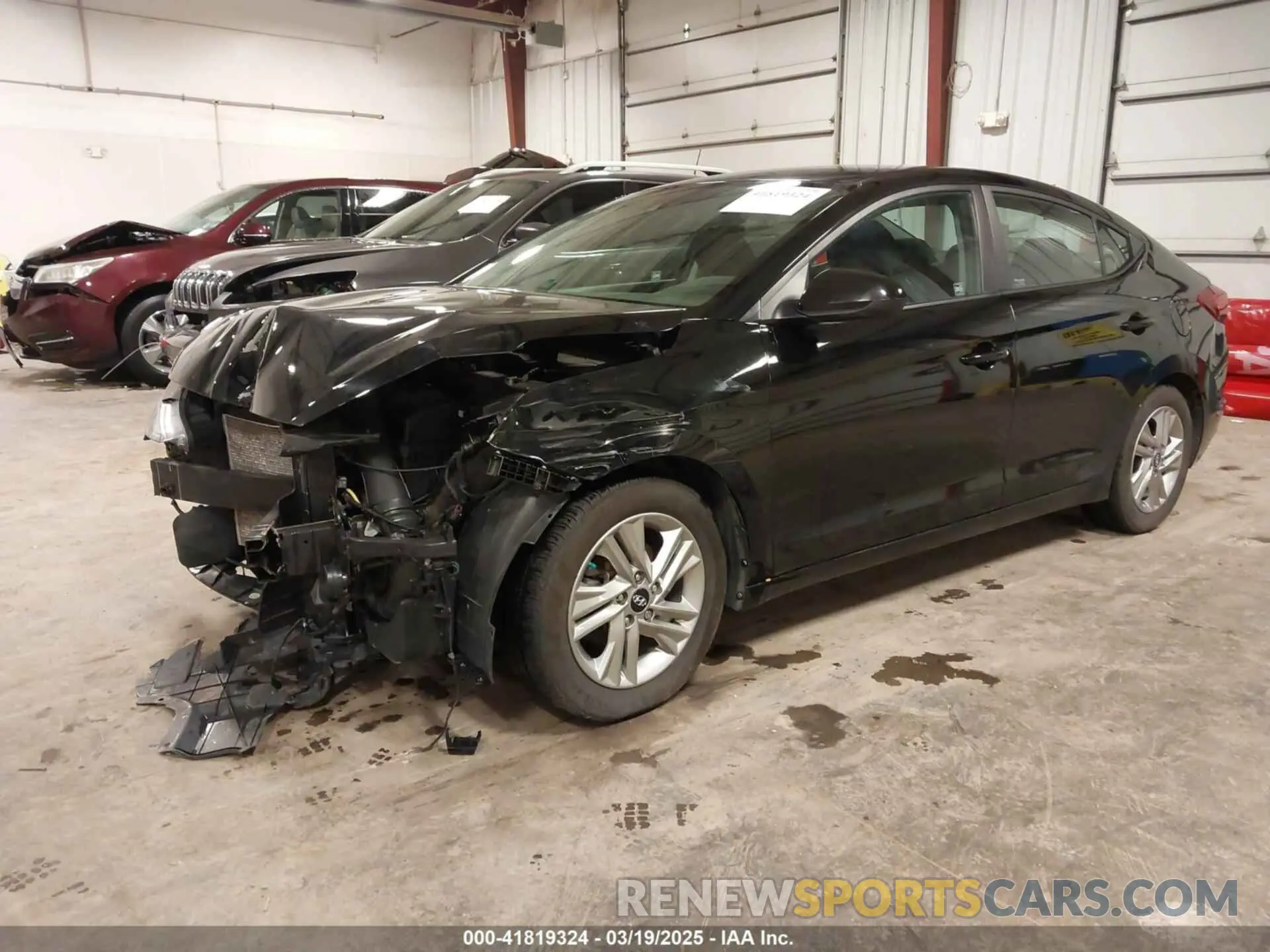 2 Фотография поврежденного автомобиля KMHD84LF5LU026751 HYUNDAI ELANTRA 2020