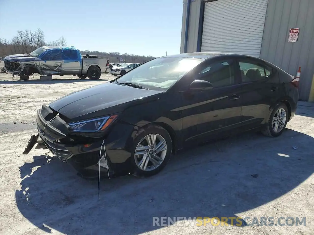 1 Photograph of a damaged car KMHD84LF5LU028564 HYUNDAI ELANTRA 2020